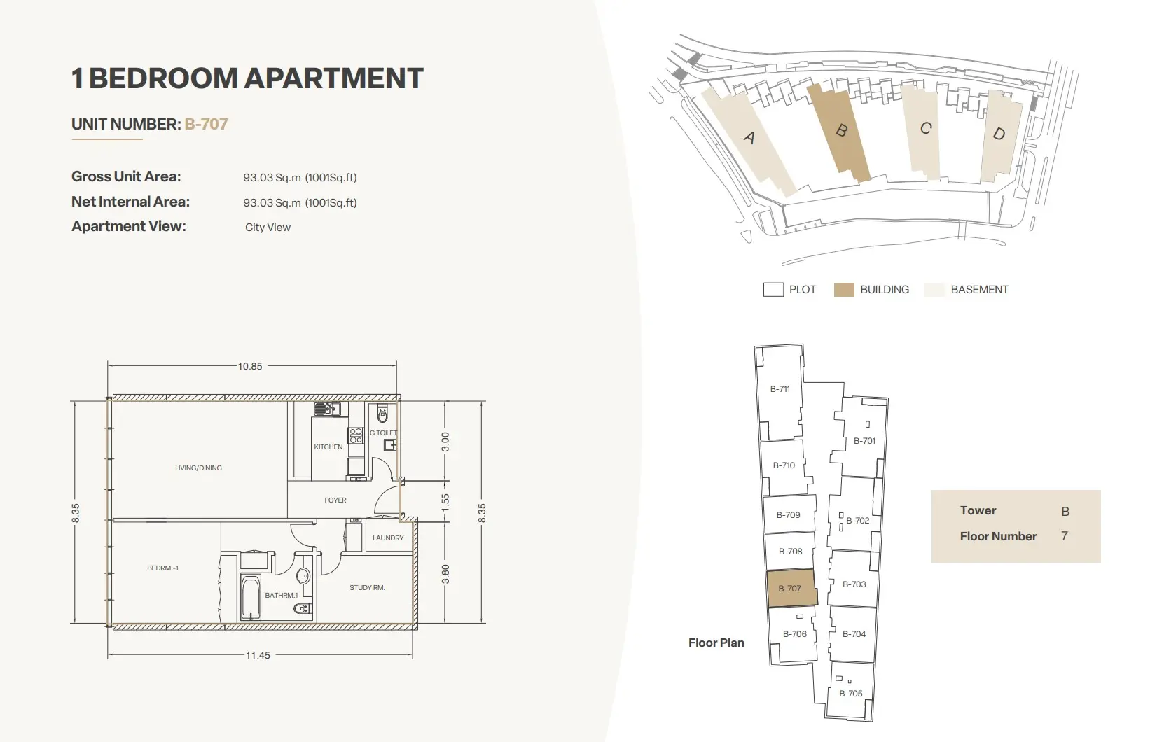 Type B floor plan
