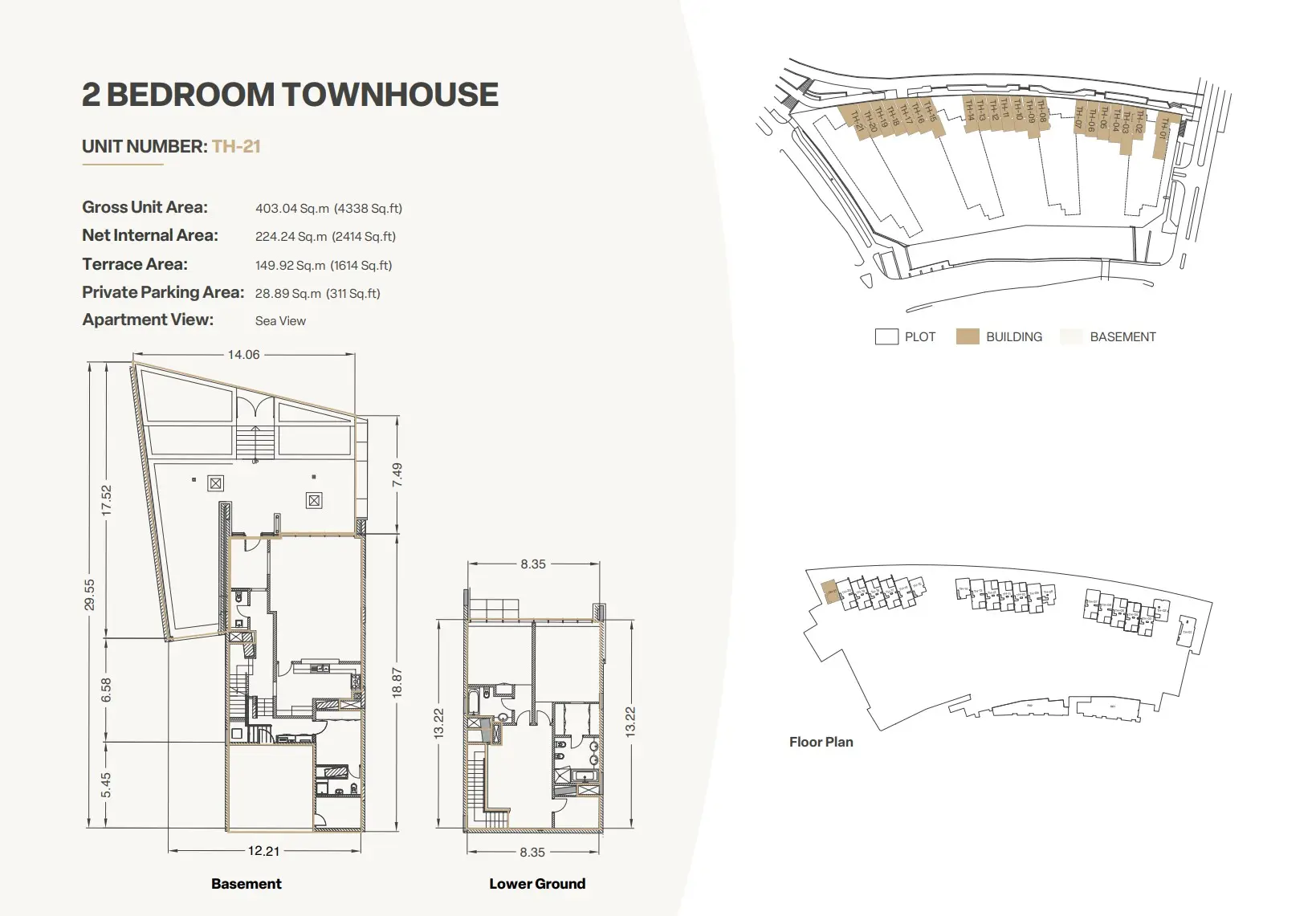 Townhouse floor plan