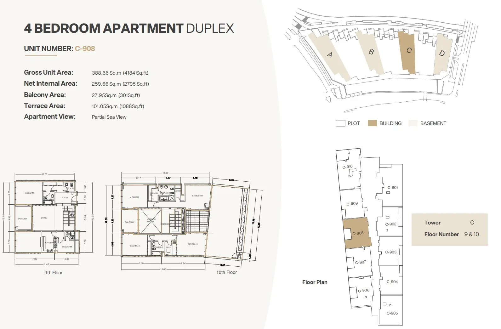 Duplex floor plan