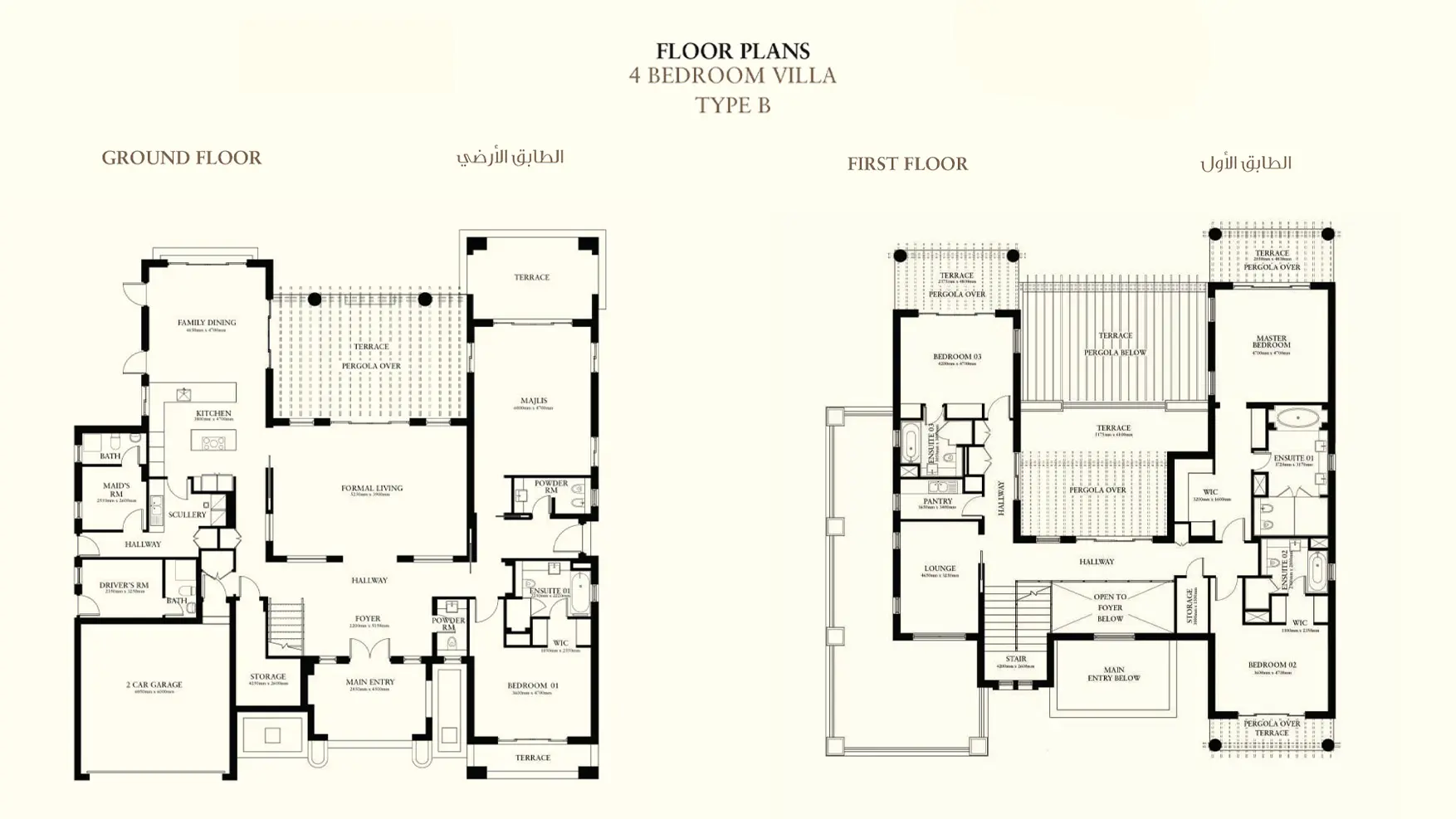 Type B floor plan