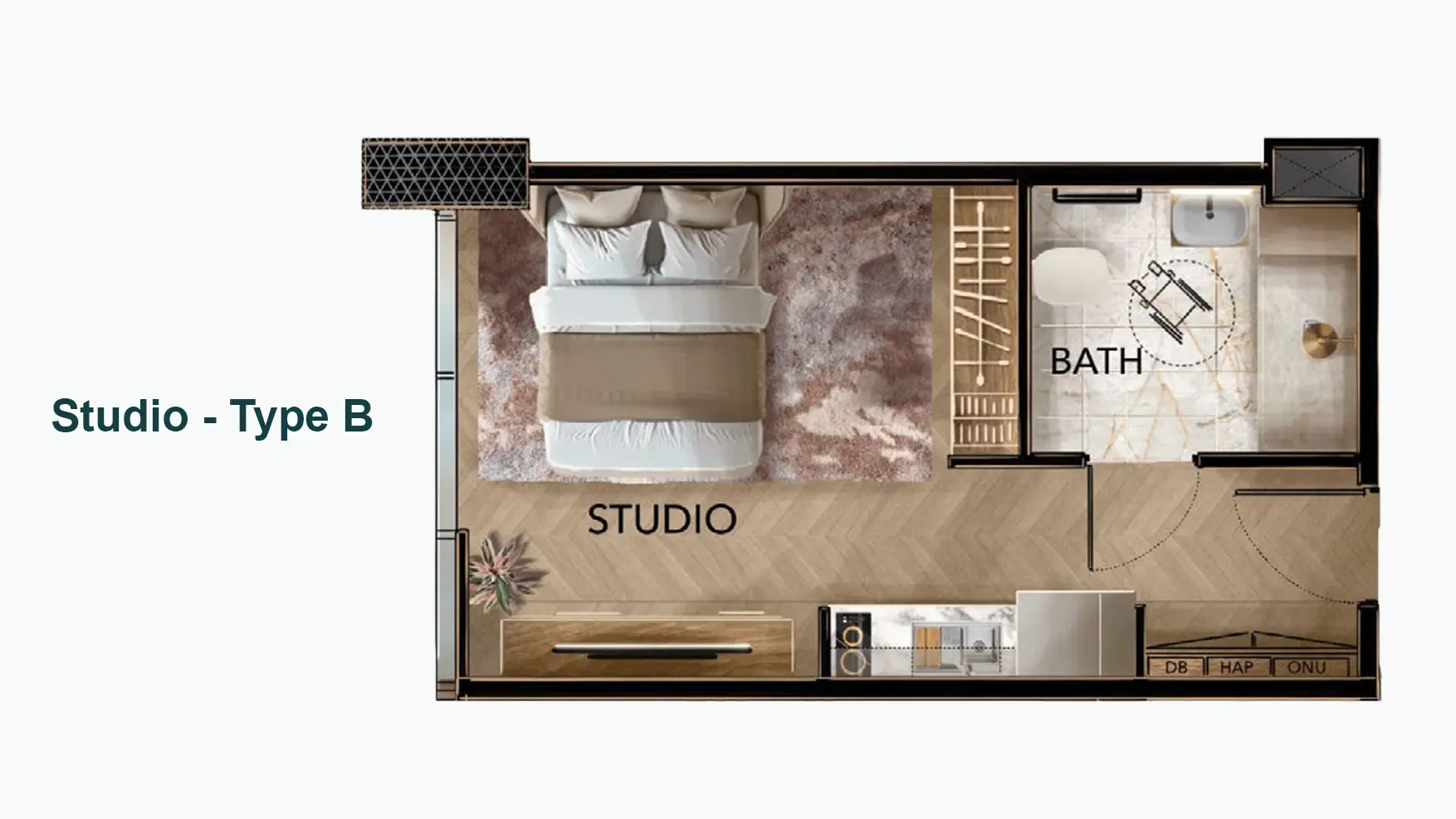 Type B floor plan