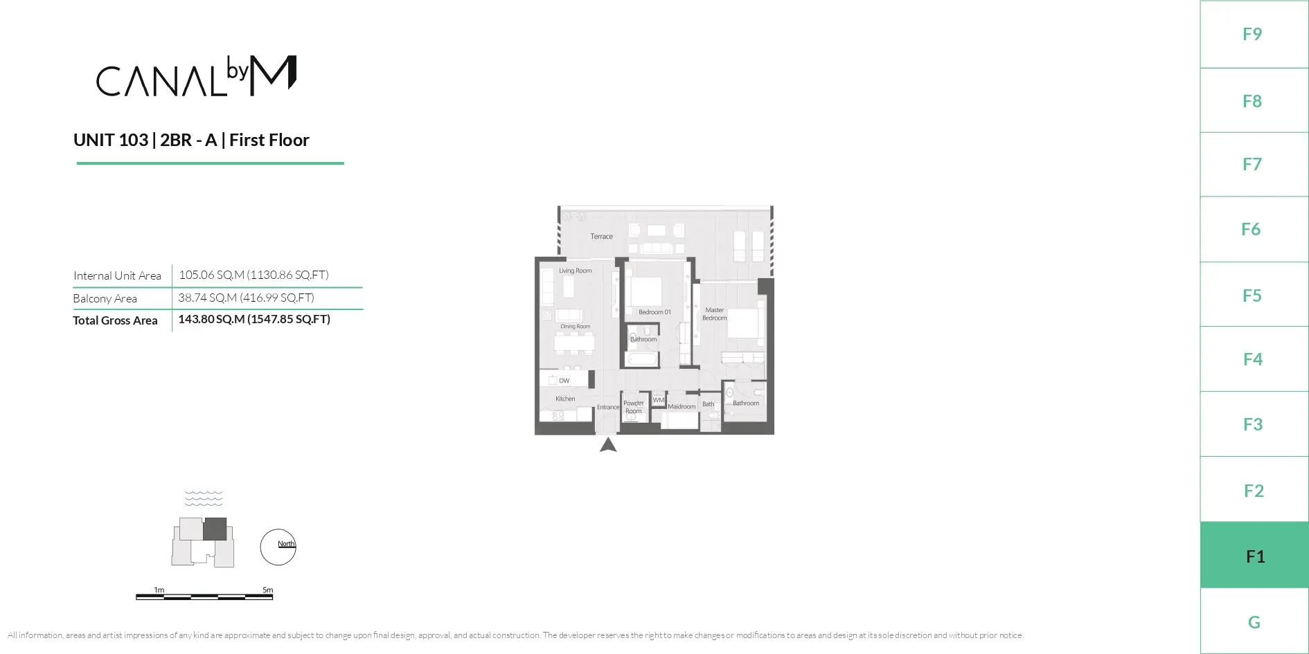 Type C floor plan