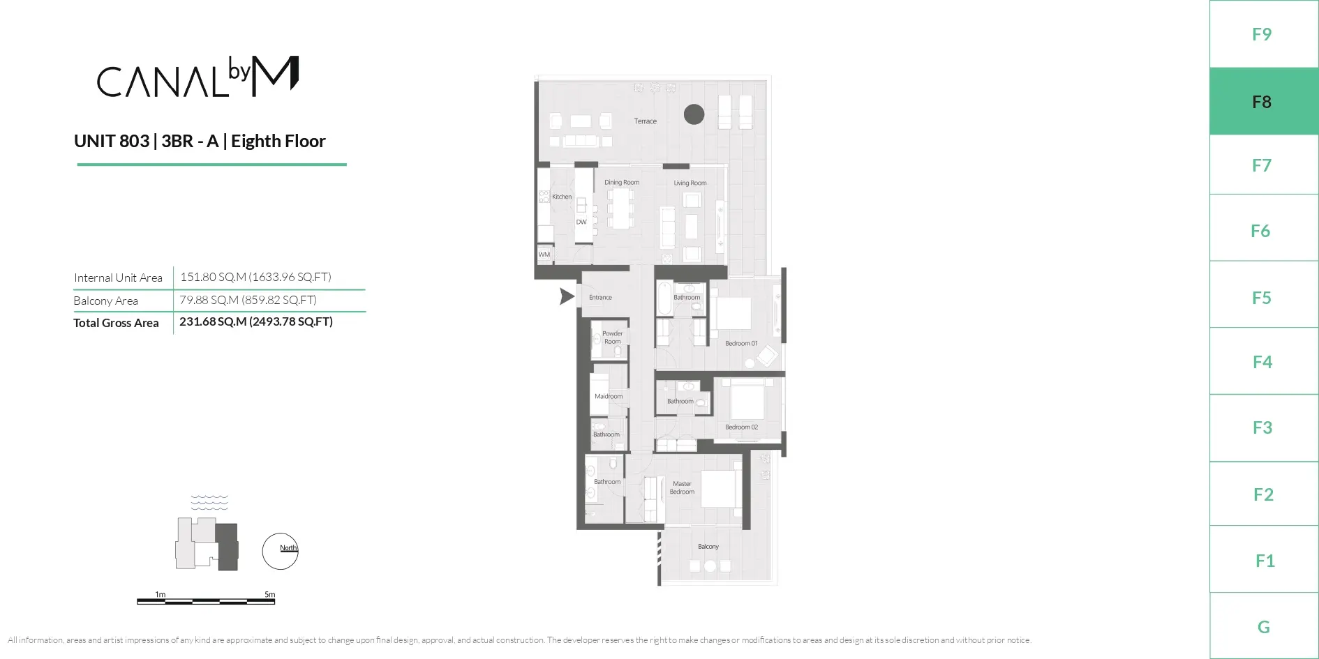 Type H floor plan