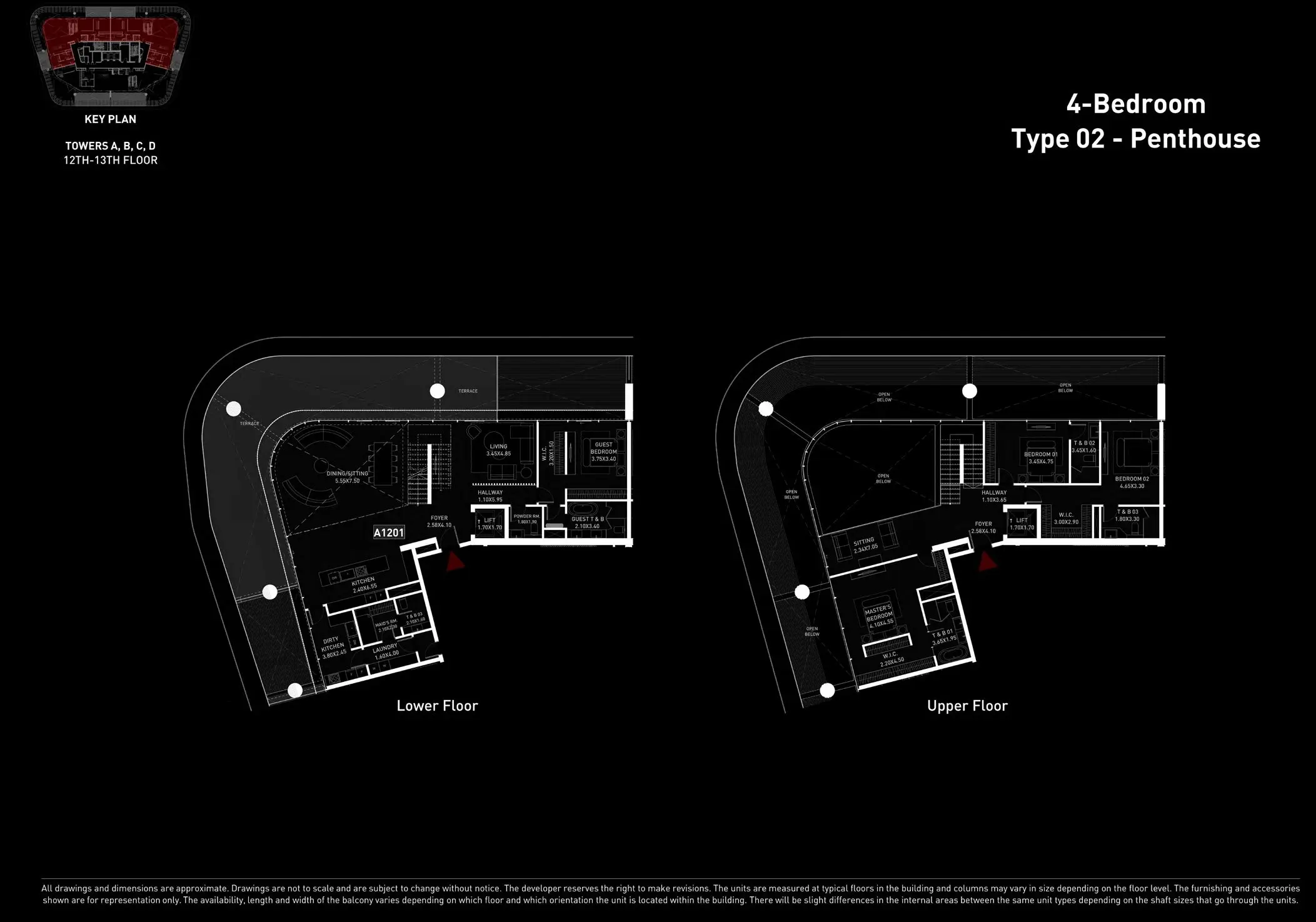 Type 2 Penthouse floor plan
