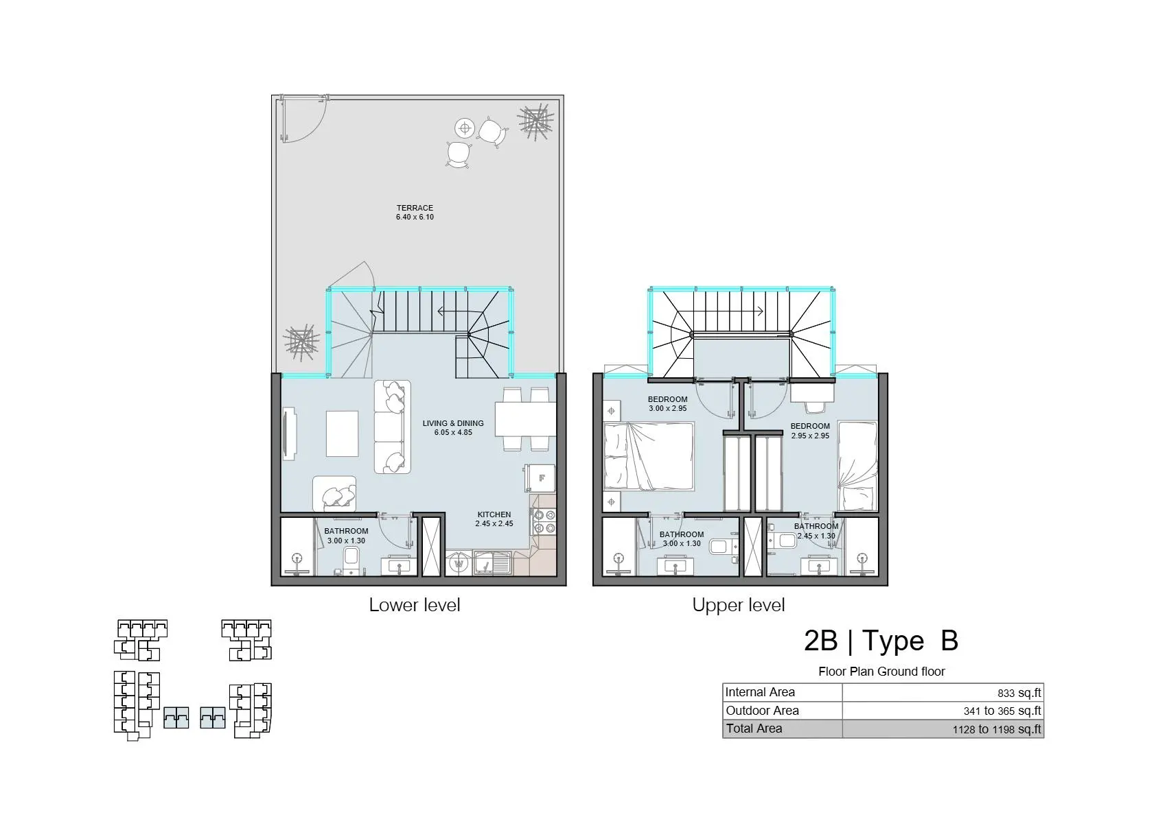 2B | Type B floor plan