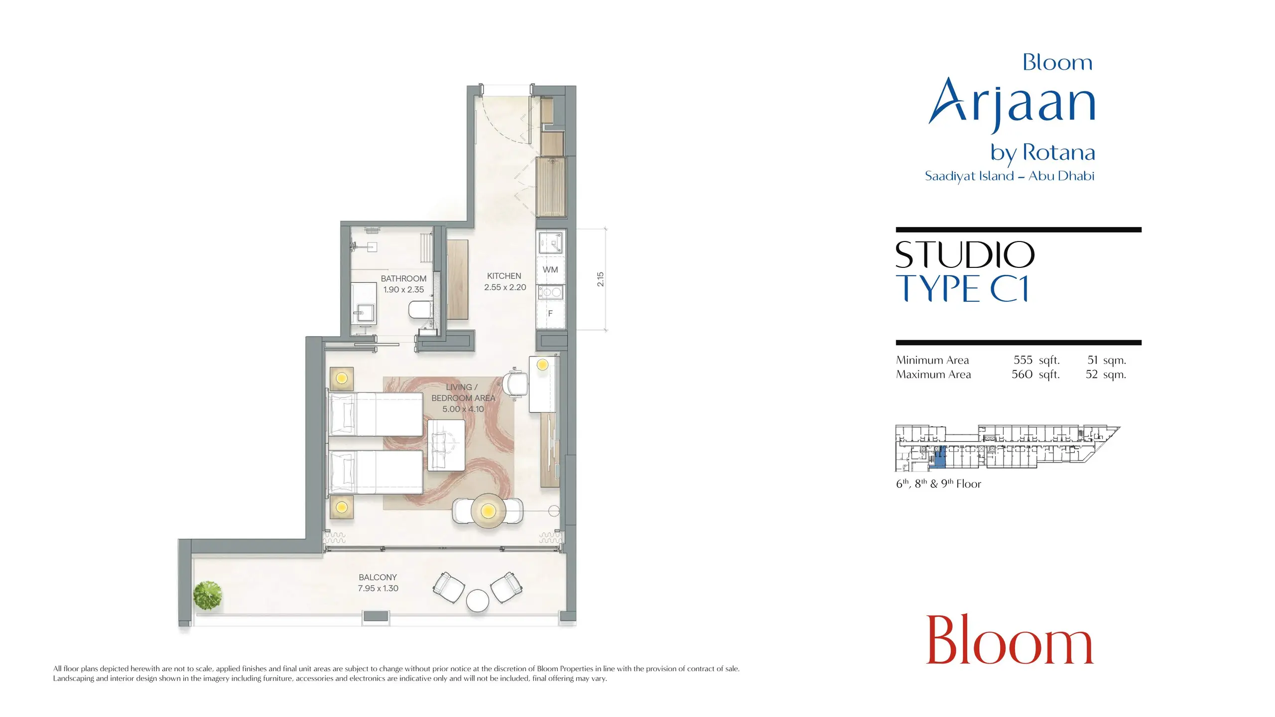 Type C1 floor plan