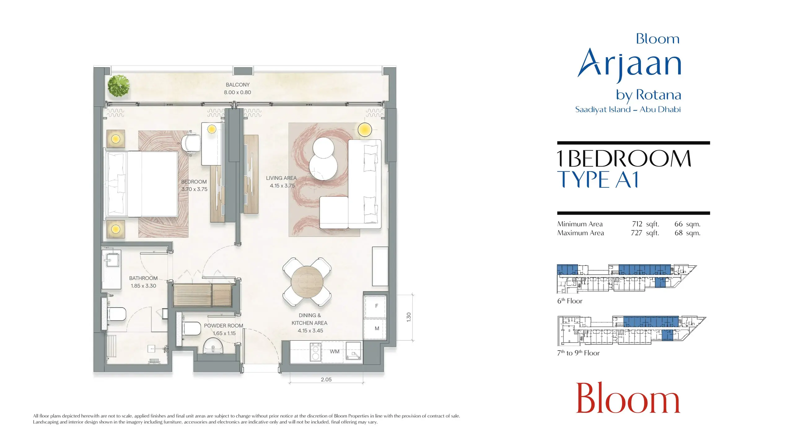 Type A1 floor plan