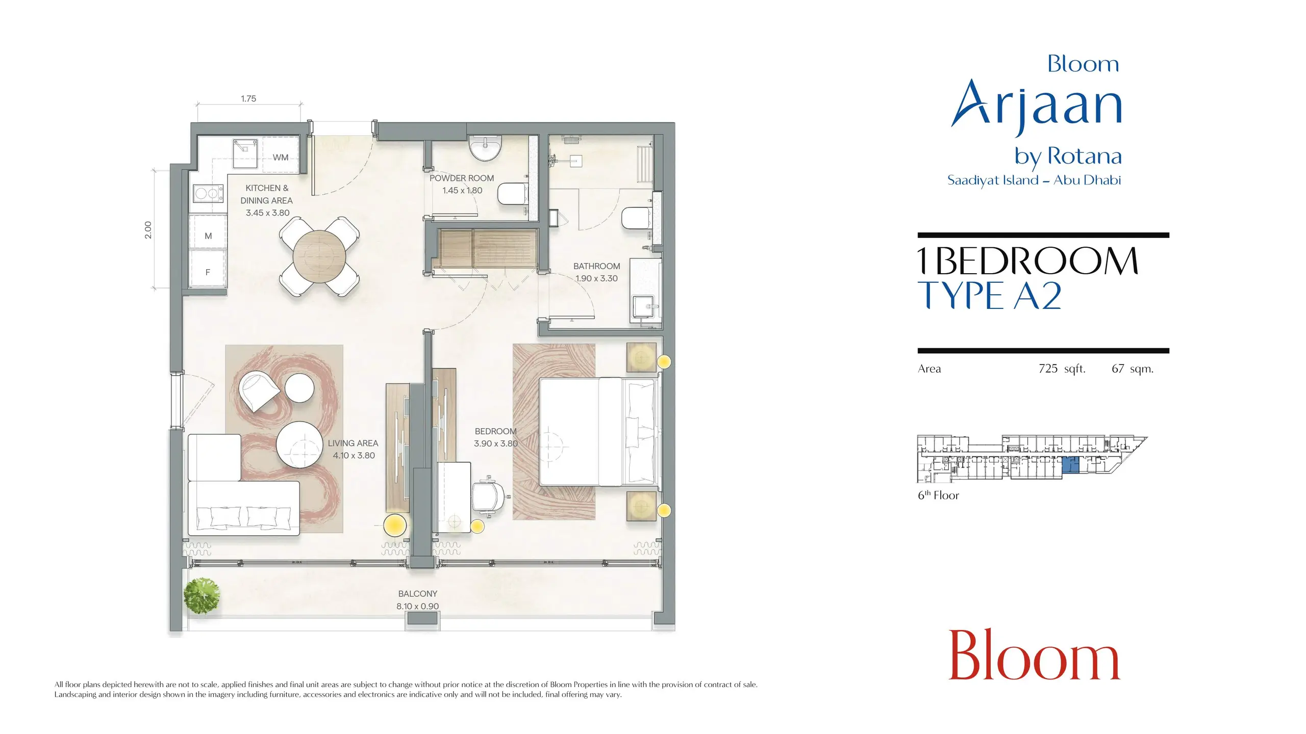 Type A2 floor plan