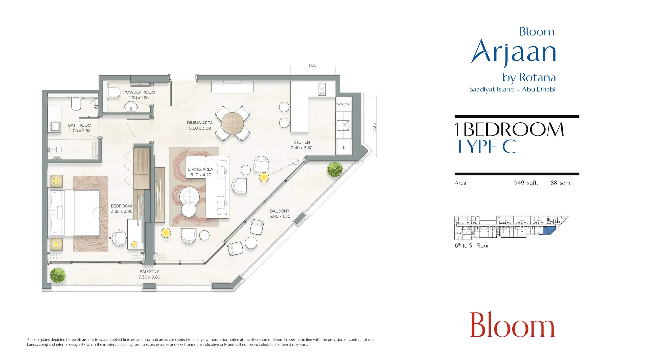 Type C floor plan