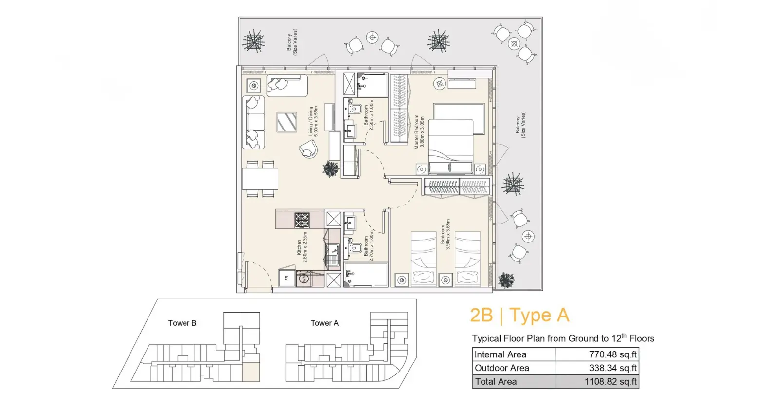 Type A floor plan