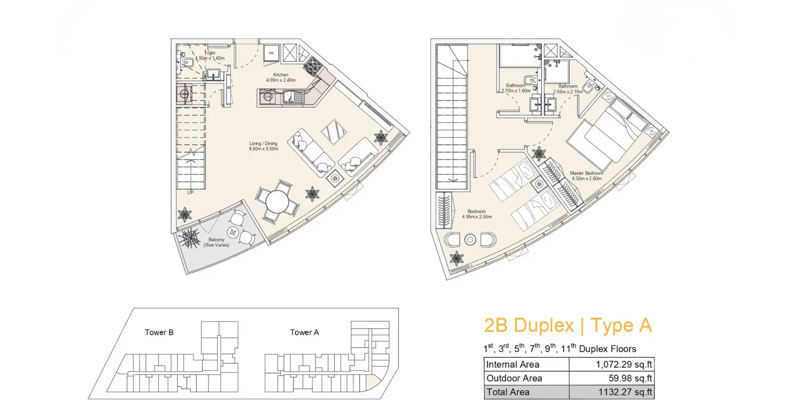 Type A floor plan