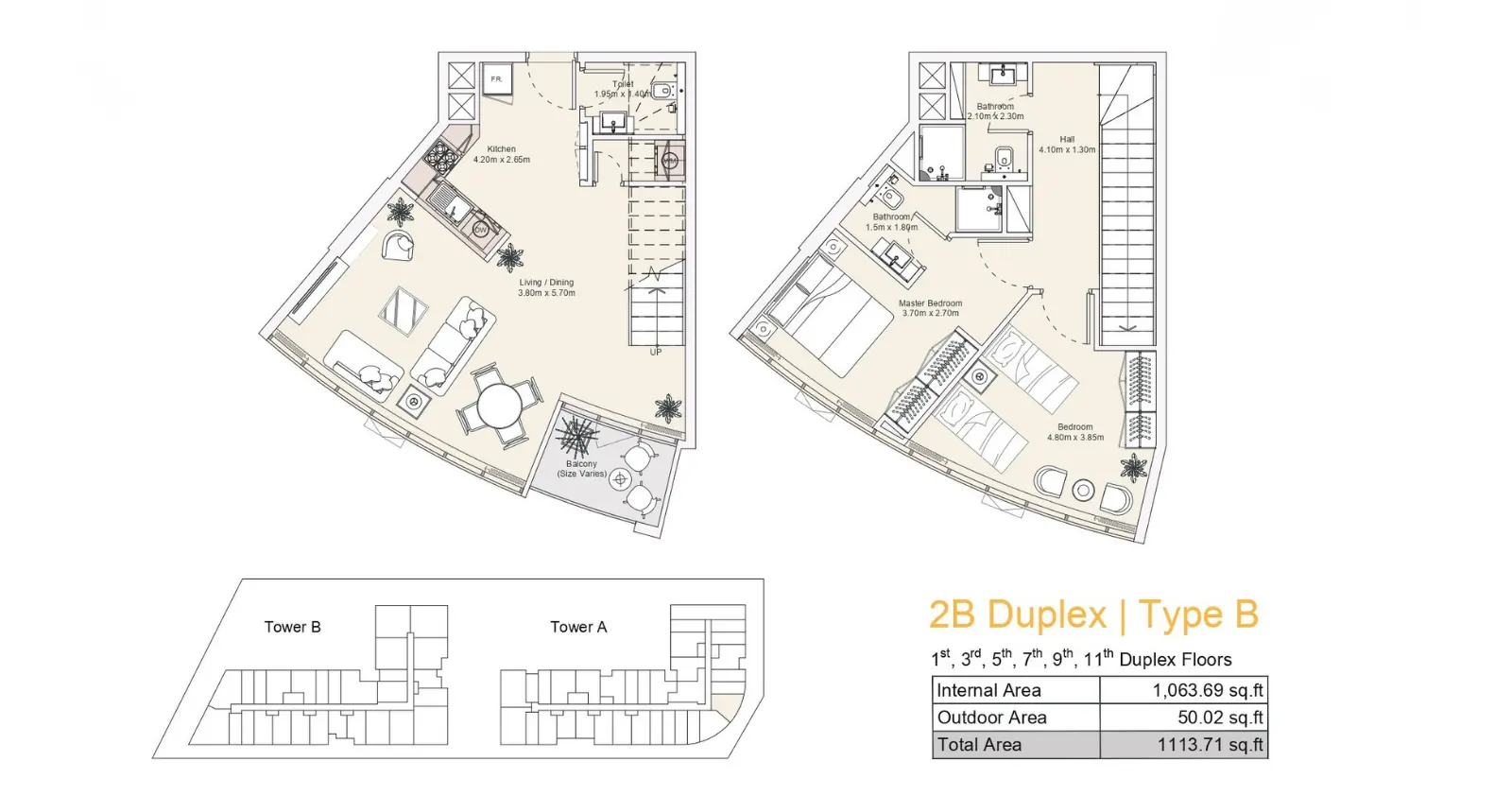Type B floor plan