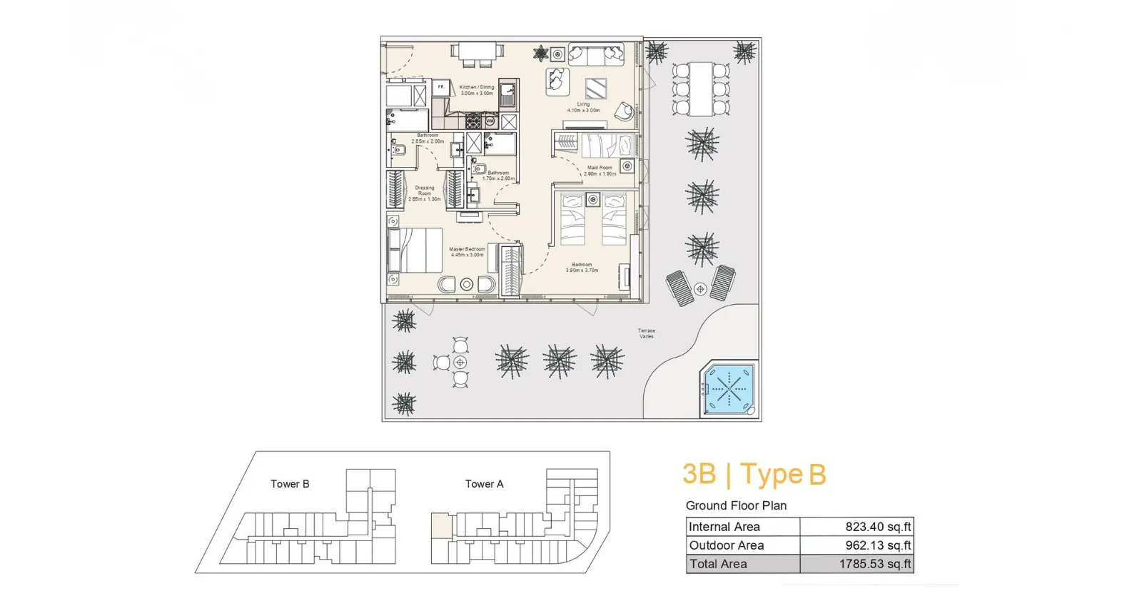 Type B floor plan
