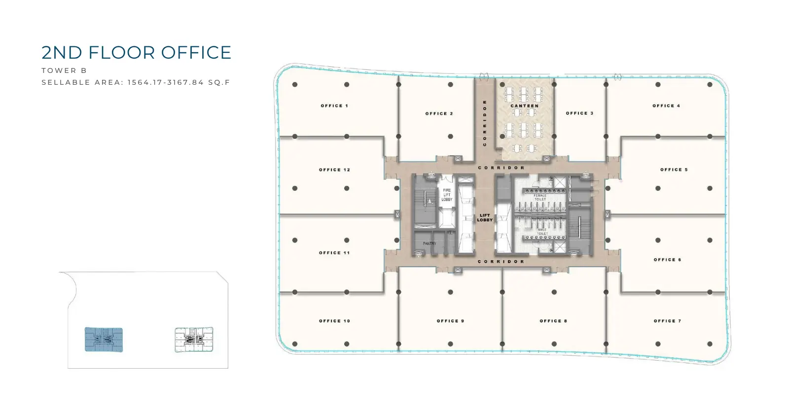 2nd Floor Office floor plan