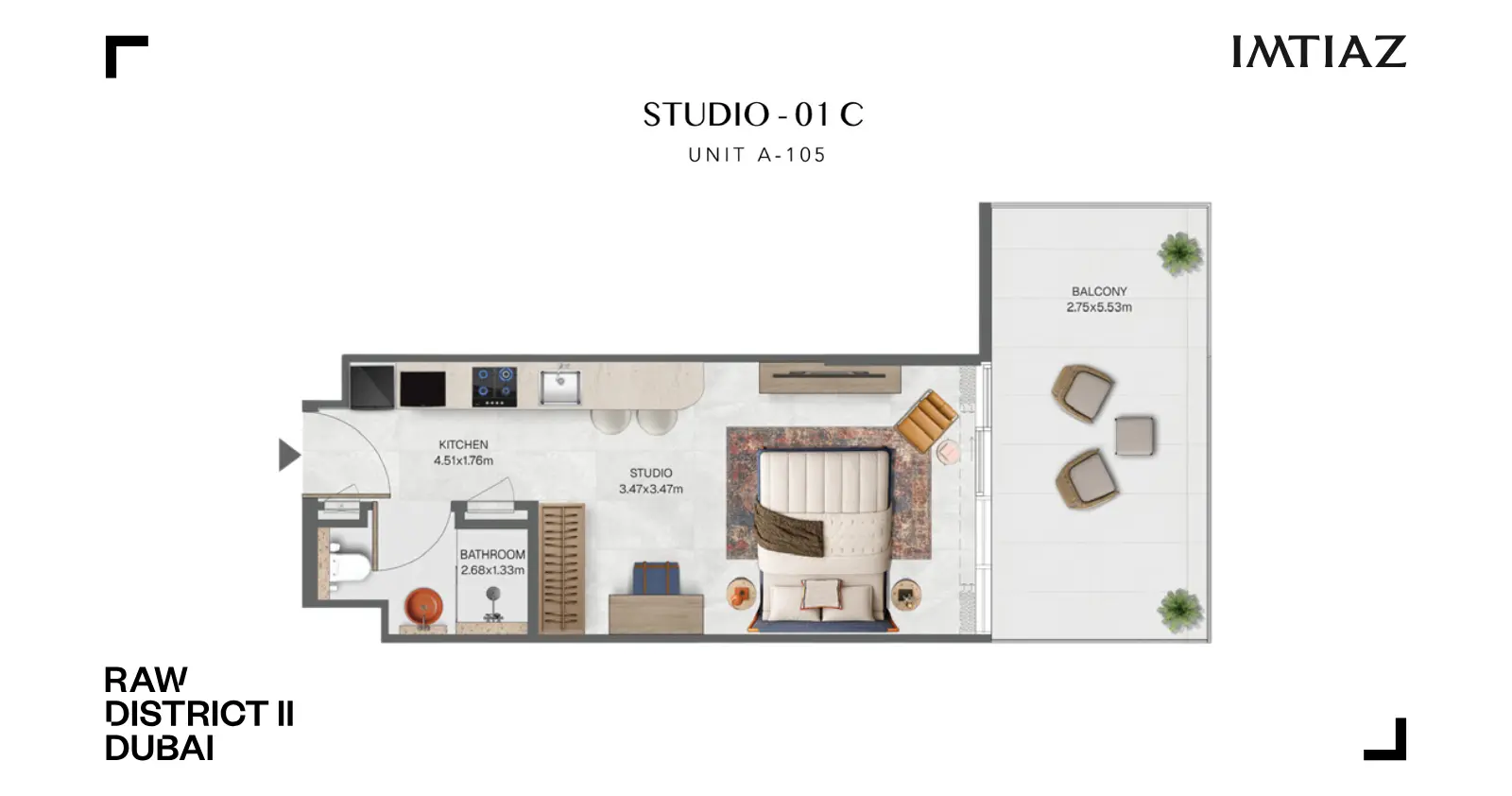 Type 01 C floor plan