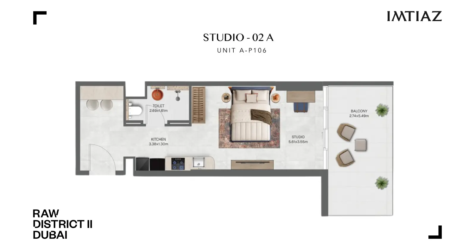 Type 02 A floor plan