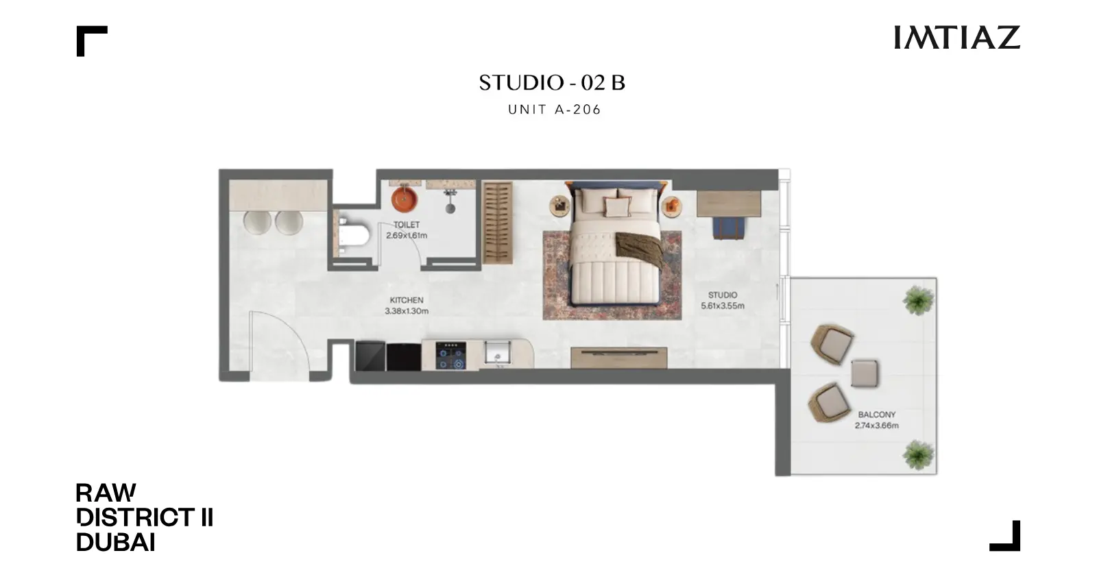Type 02 B floor plan