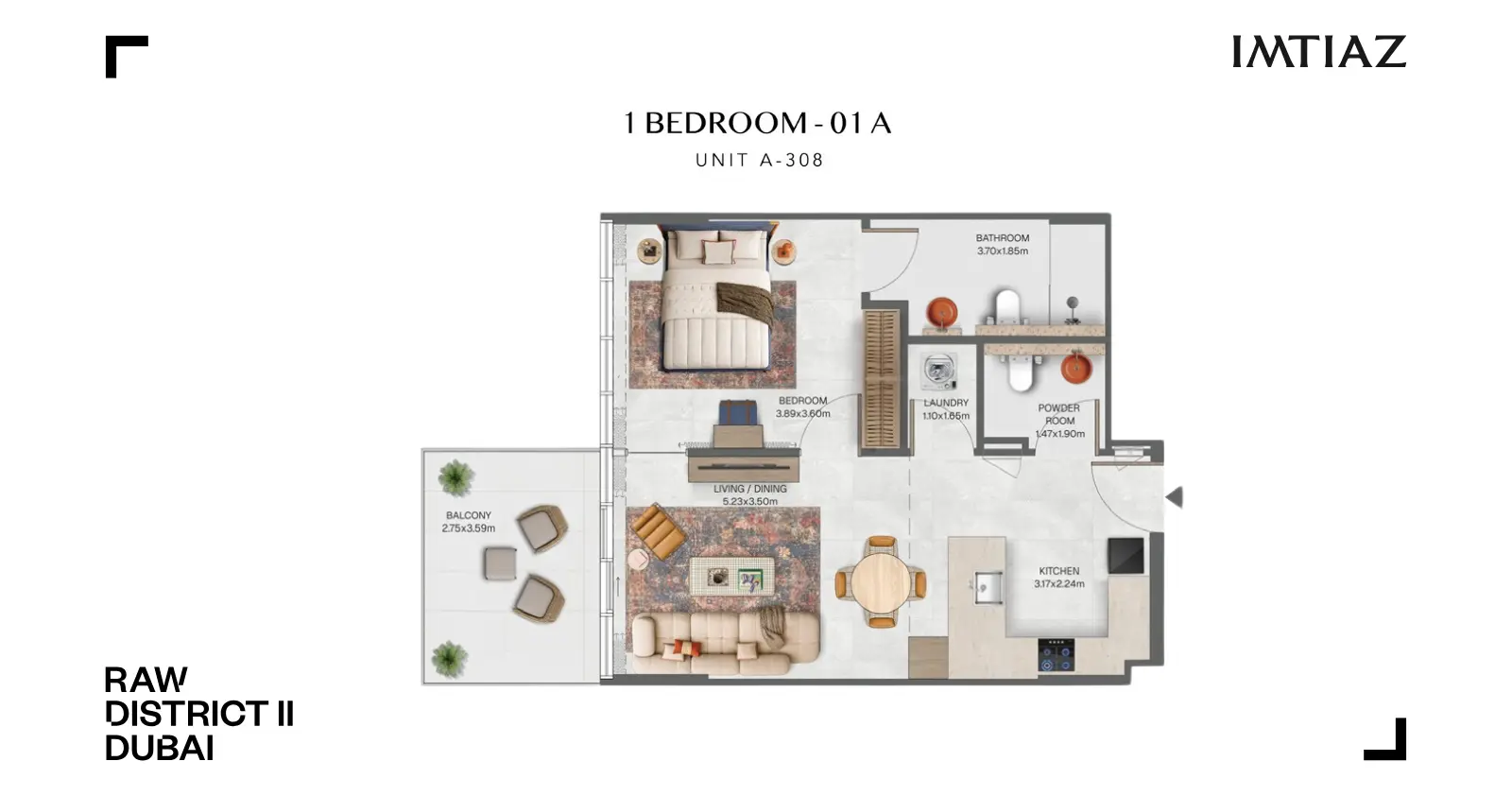Type 01 floor plan