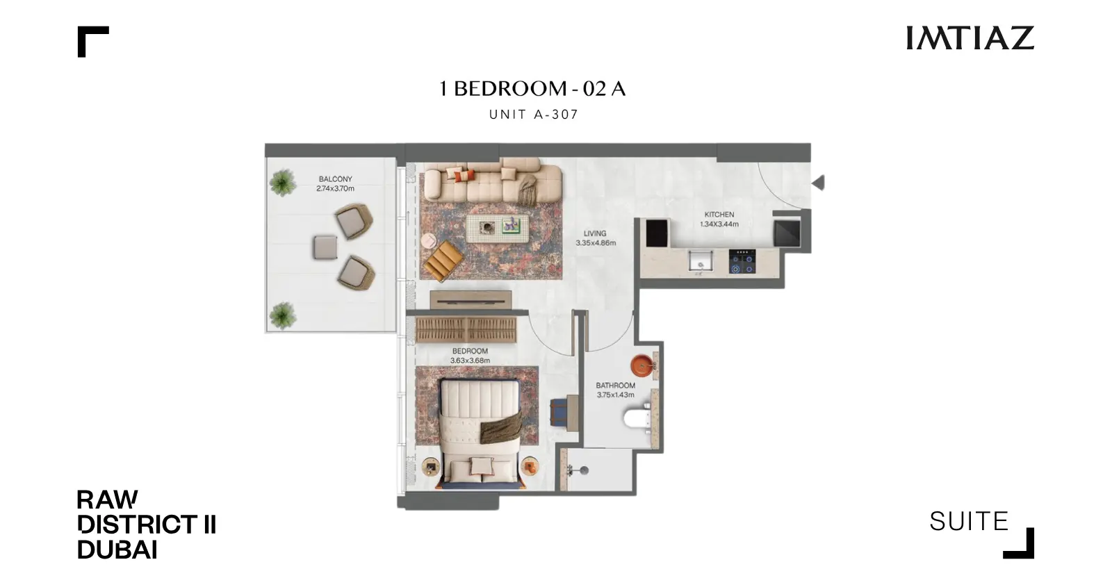 Type 02 A floor plan