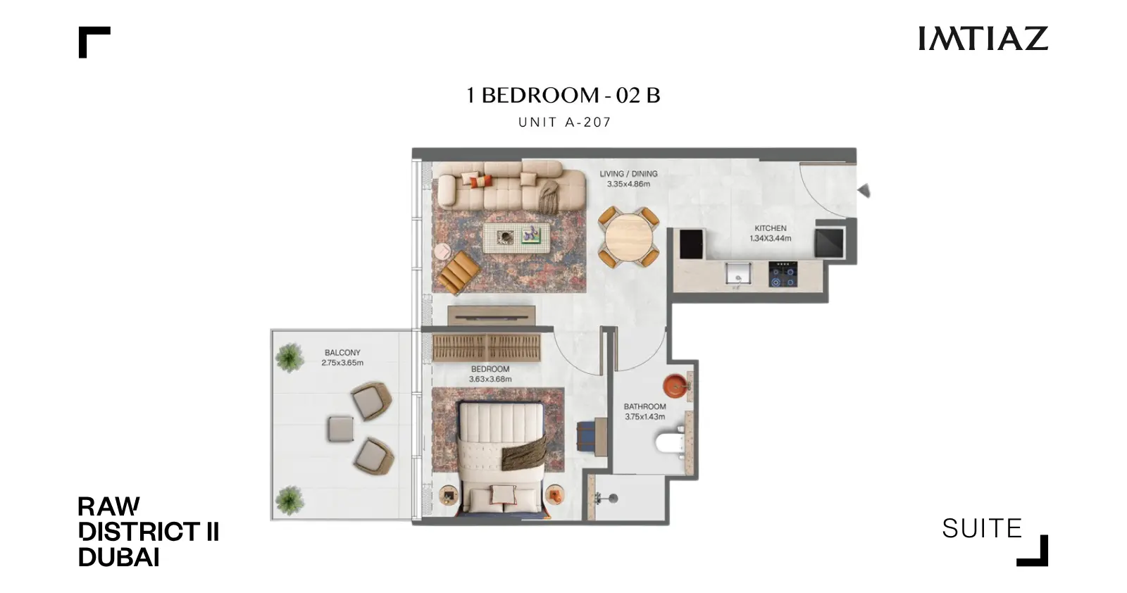 Type 02 B floor plan