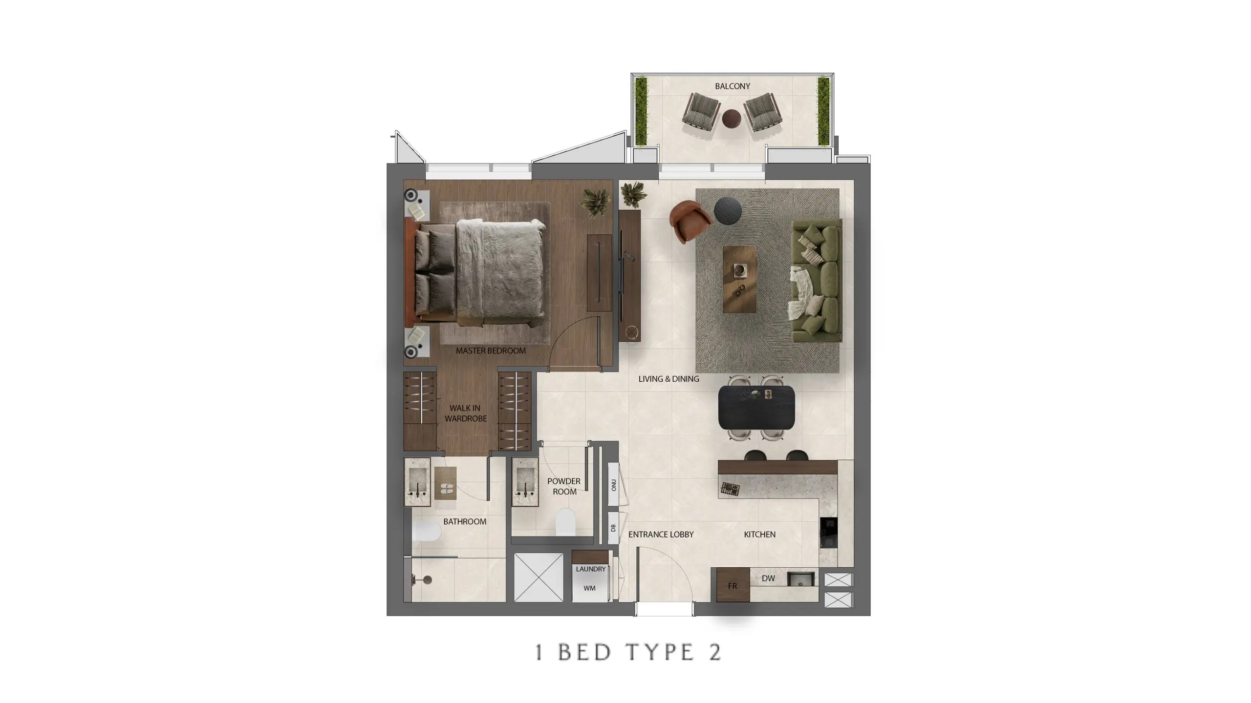 Type 2 floor plan