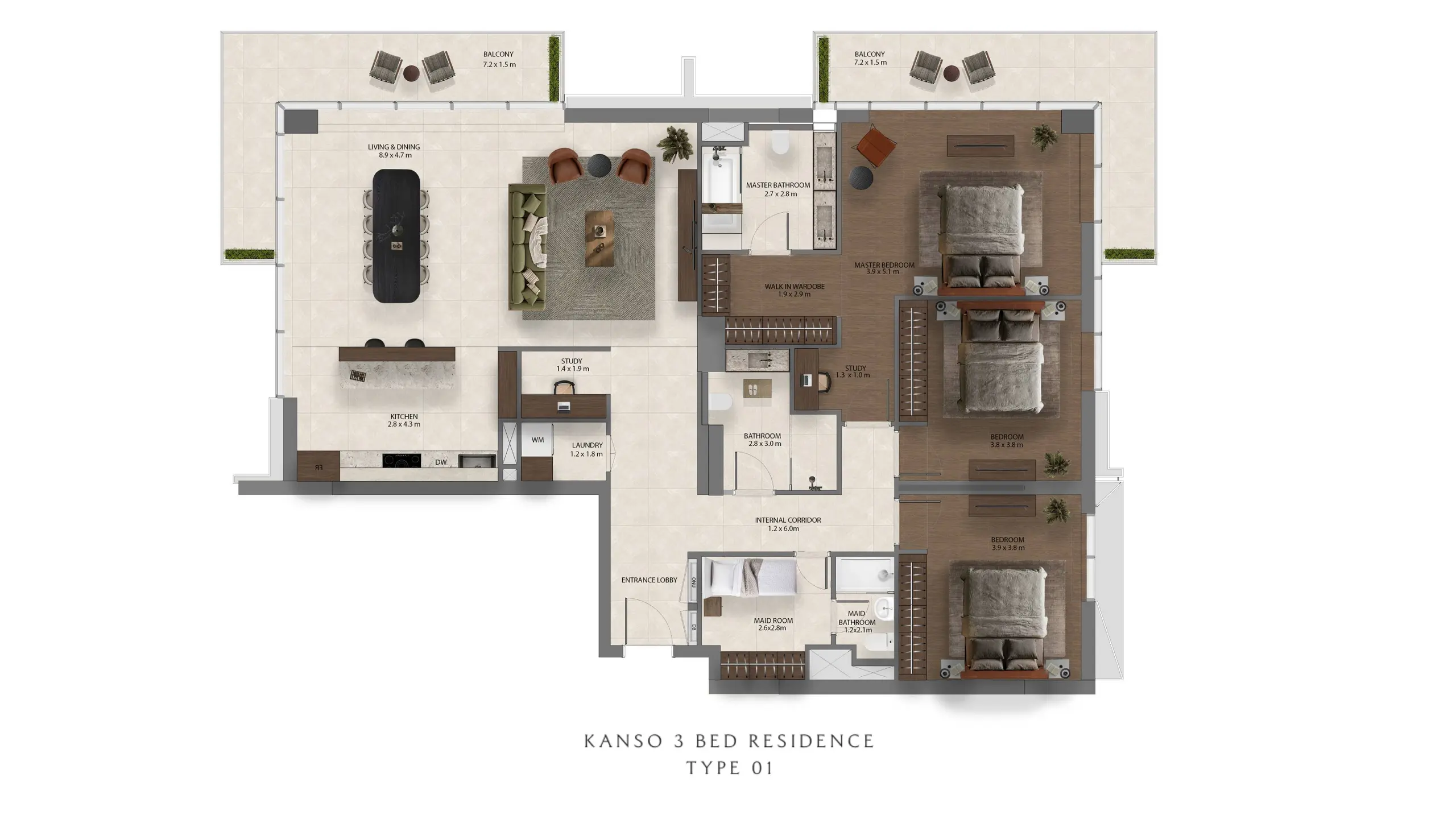 Kanso Type 01 floor plan