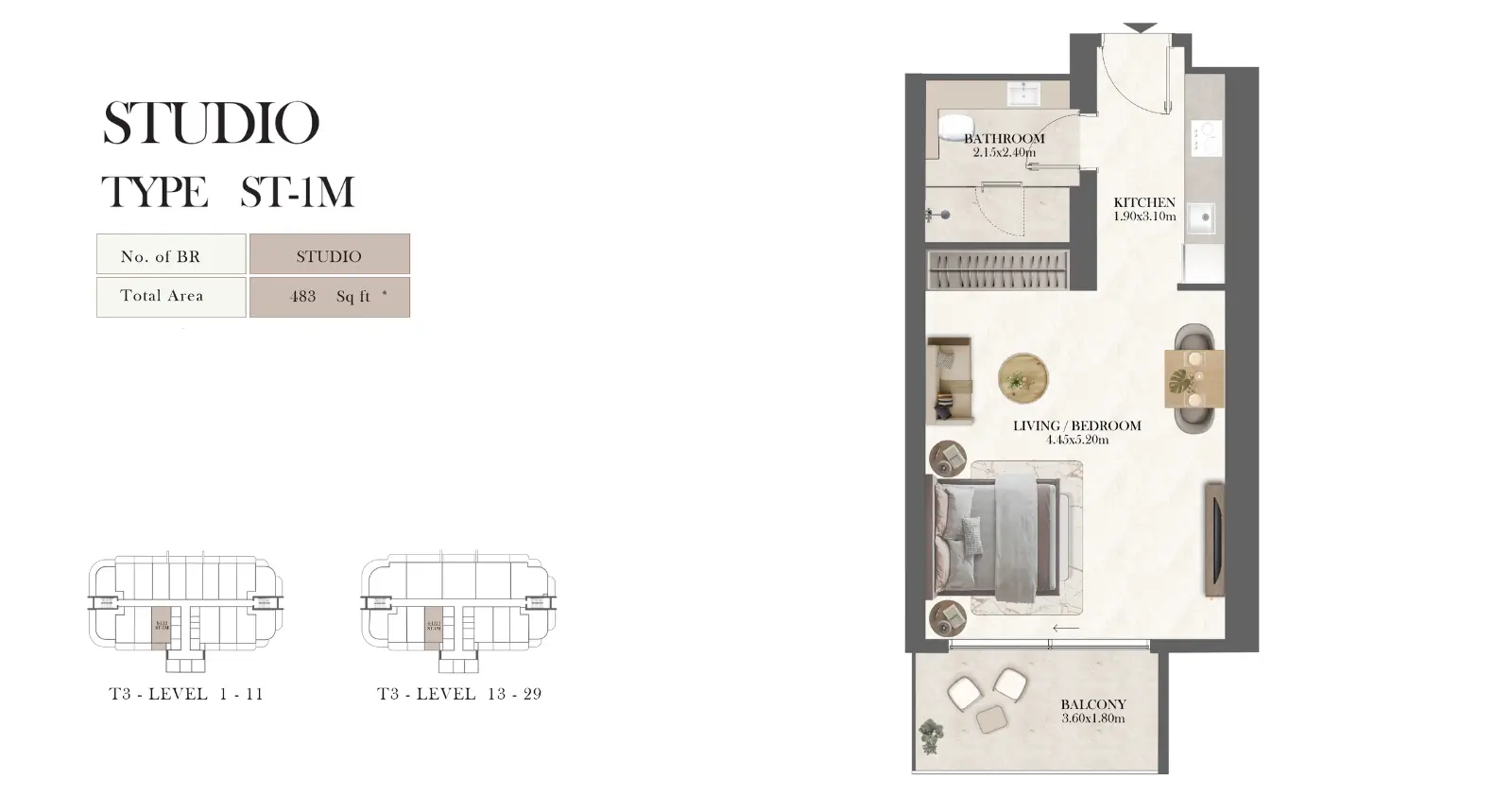ST-1M floor plan