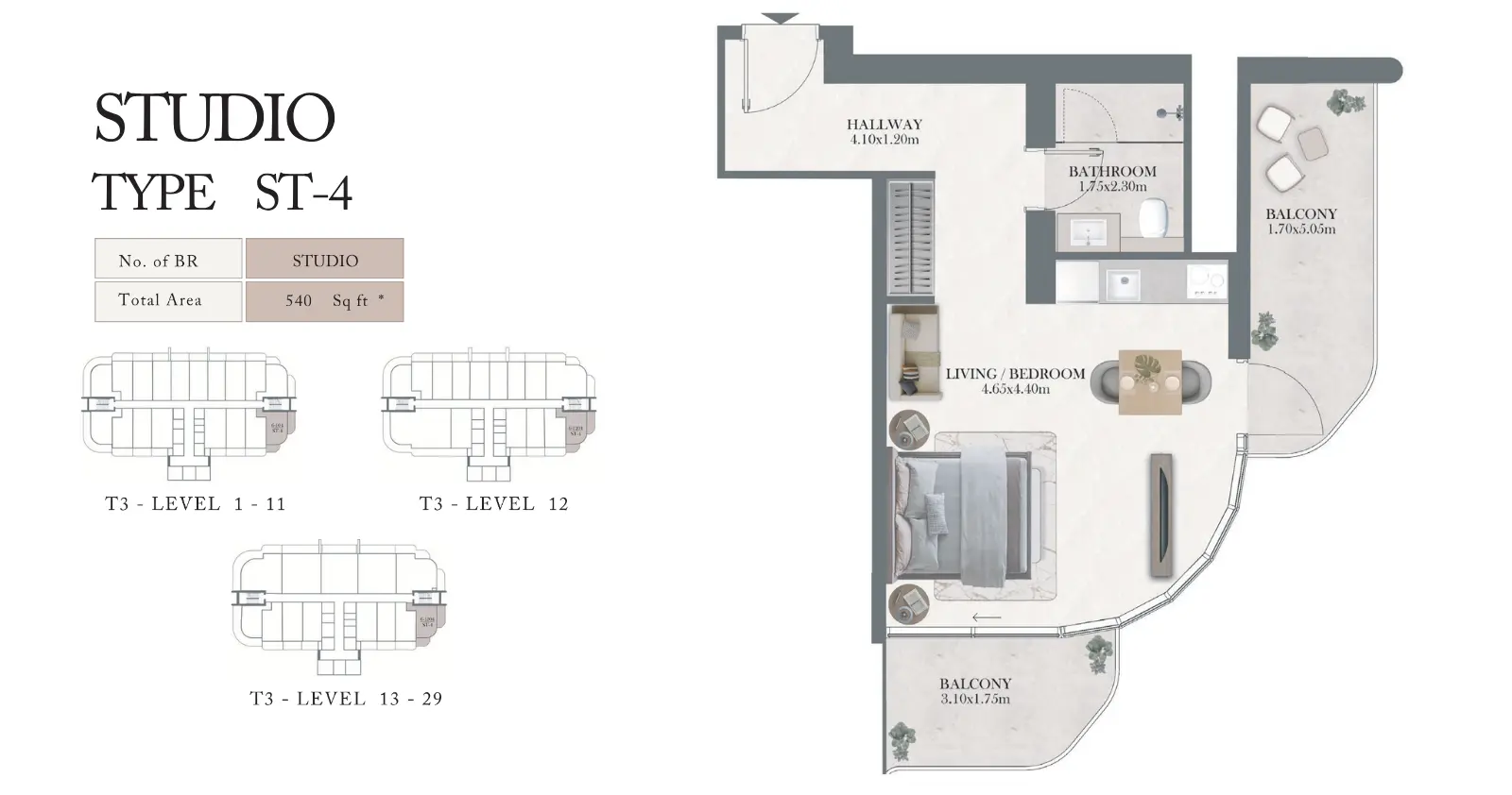 ST-4 floor plan