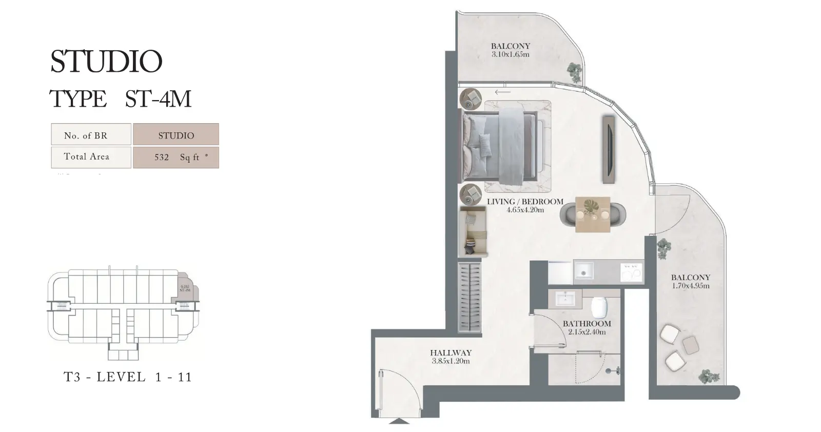 ST-4M floor plan