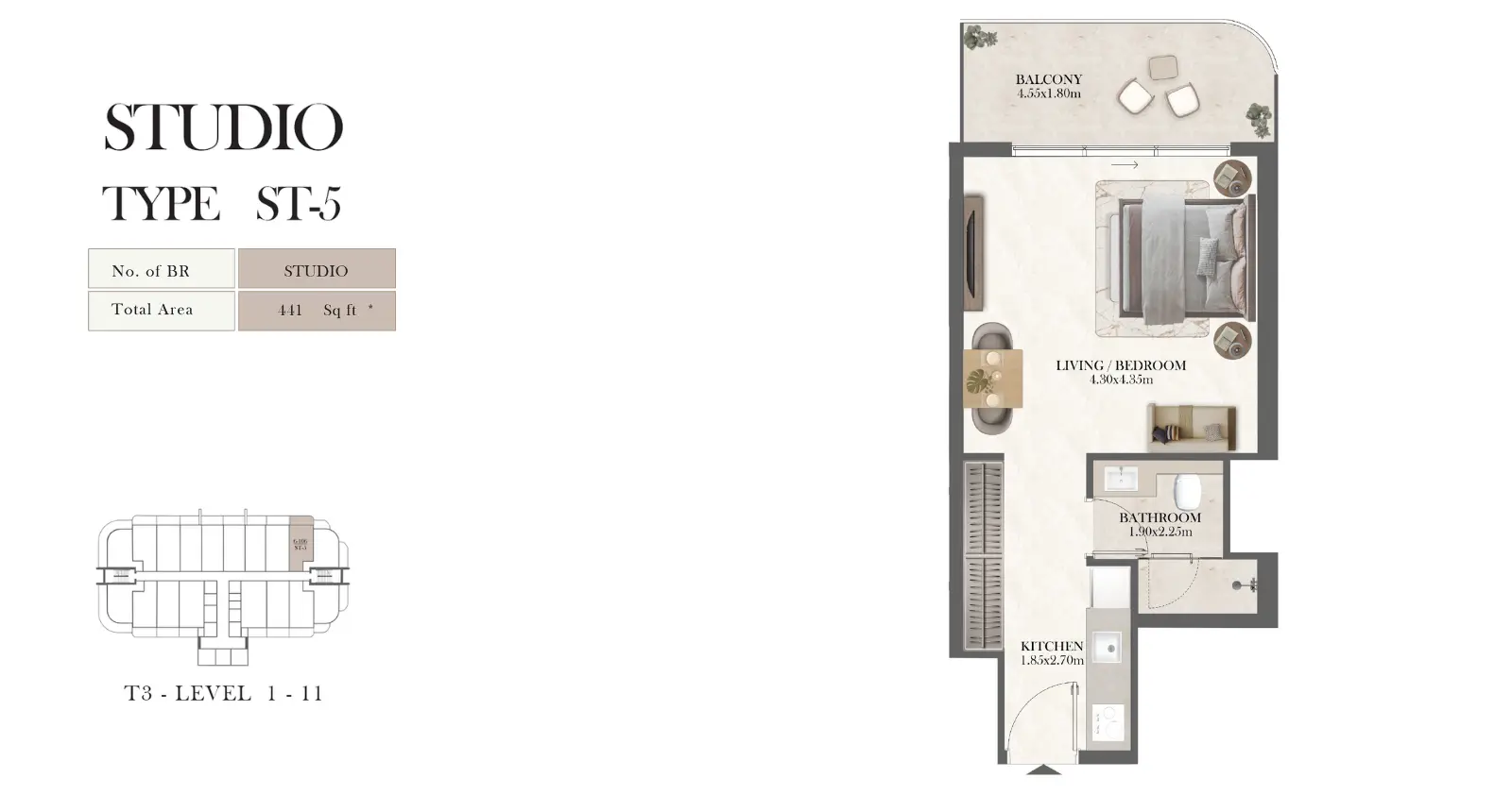 ST-5 floor plan