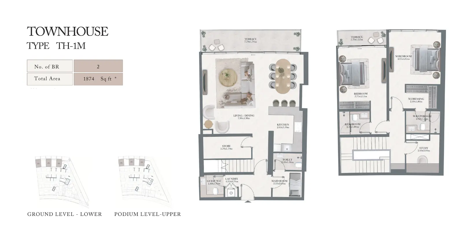 TH-1M floor plan