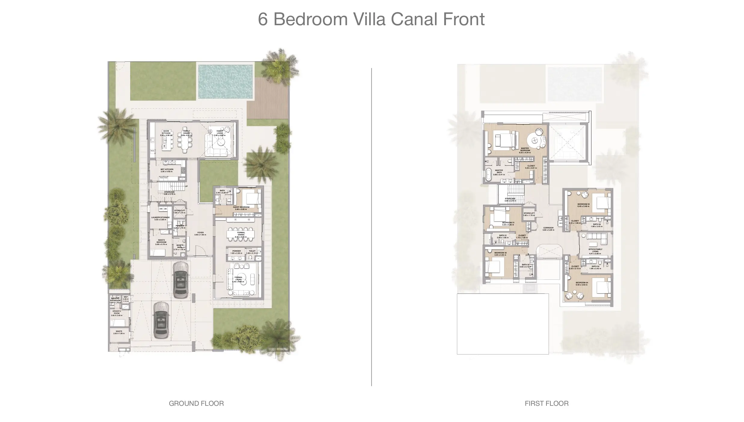 Canal Front floor plan