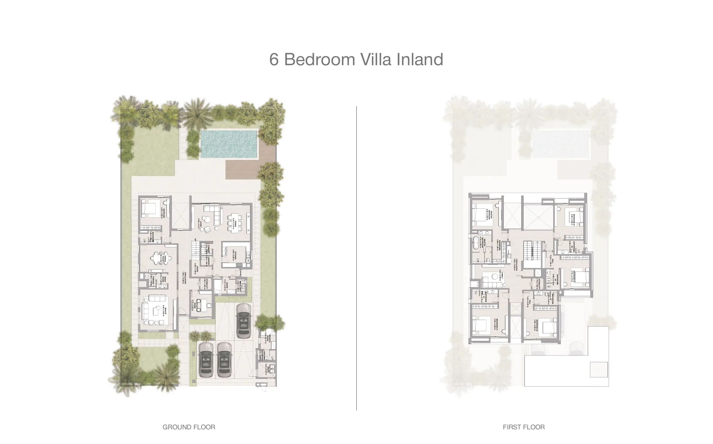 Inland Villa floor plan