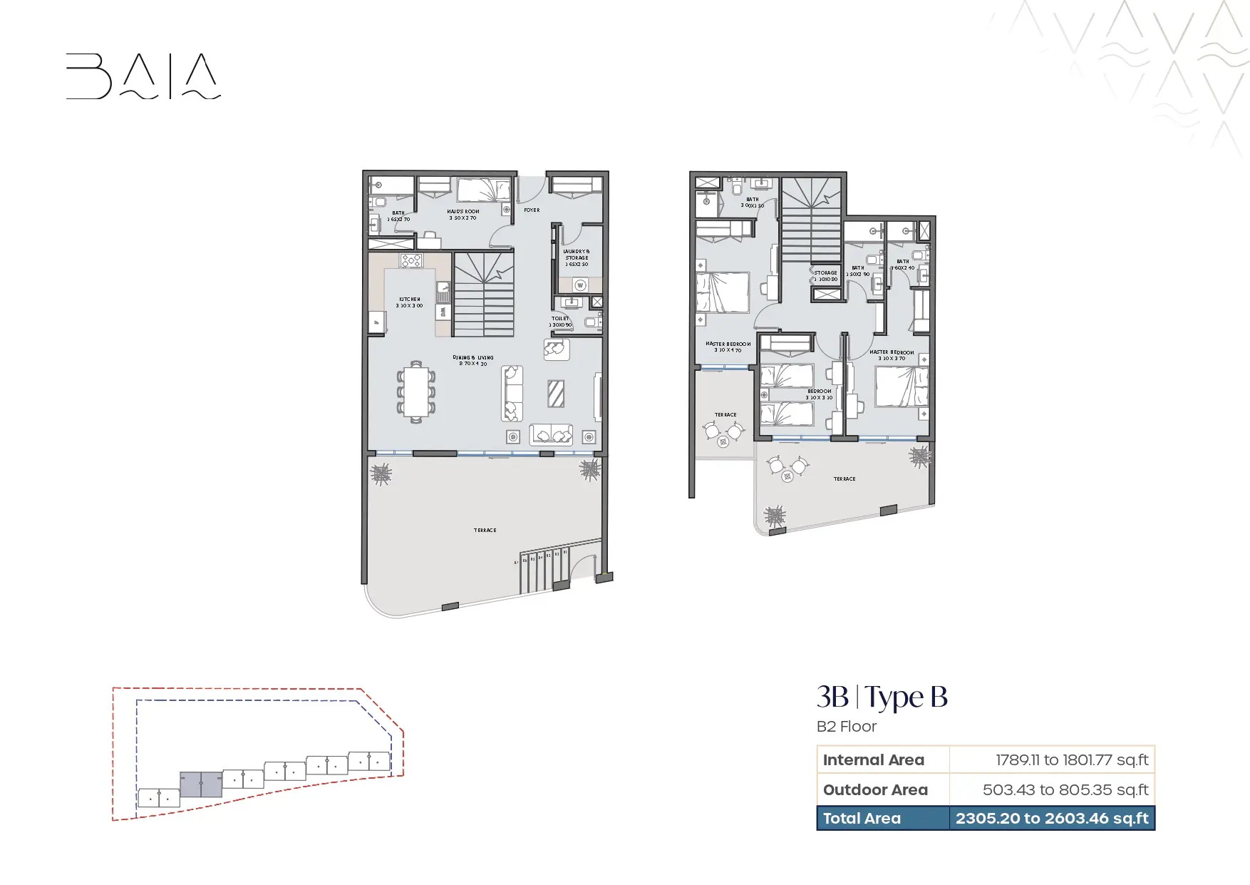 Type B floor plan