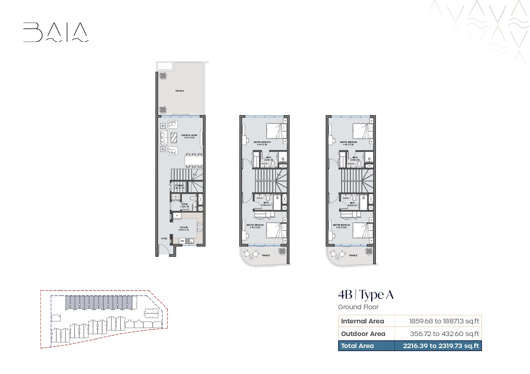 Type A floor plan