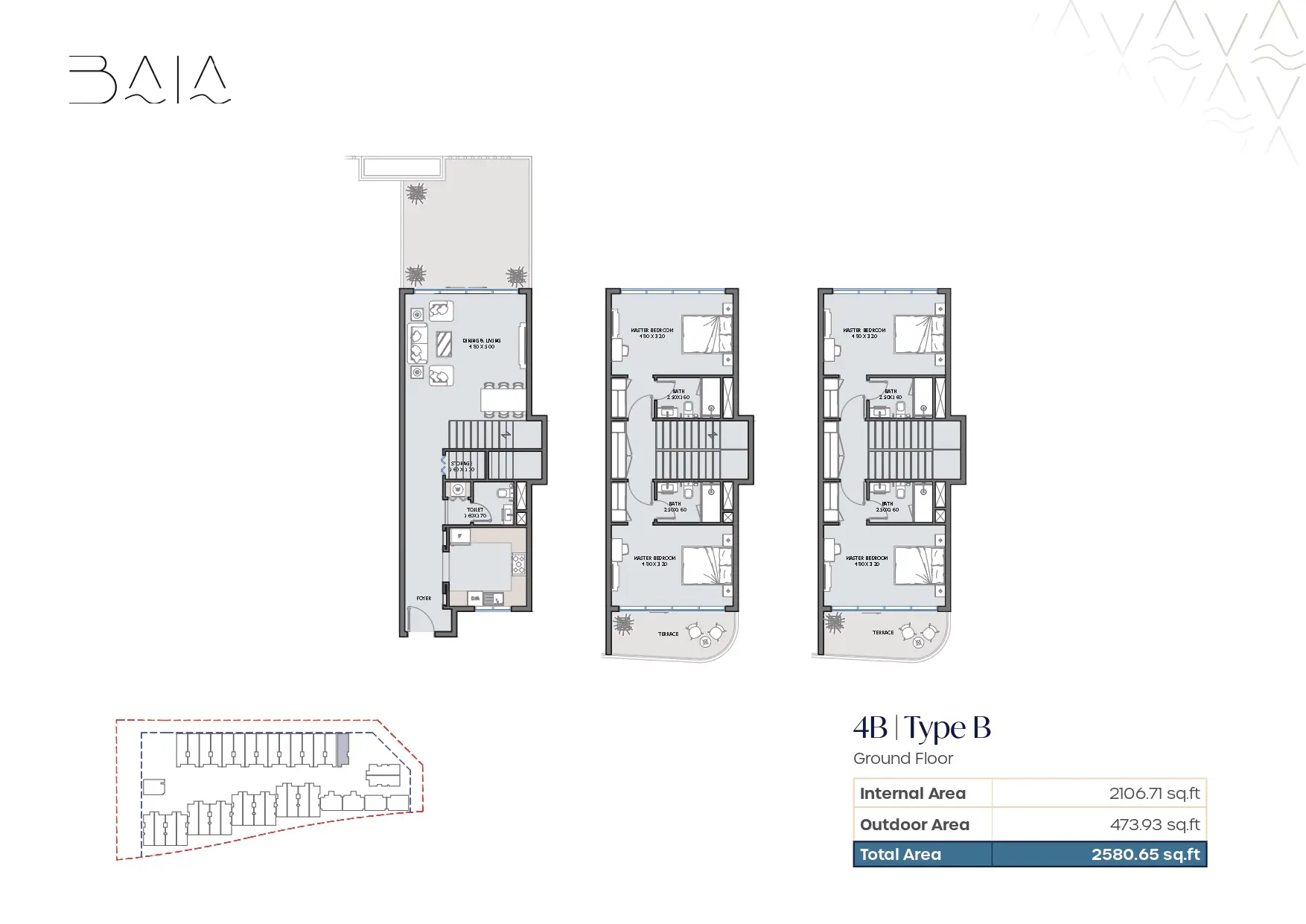 Type B floor plan