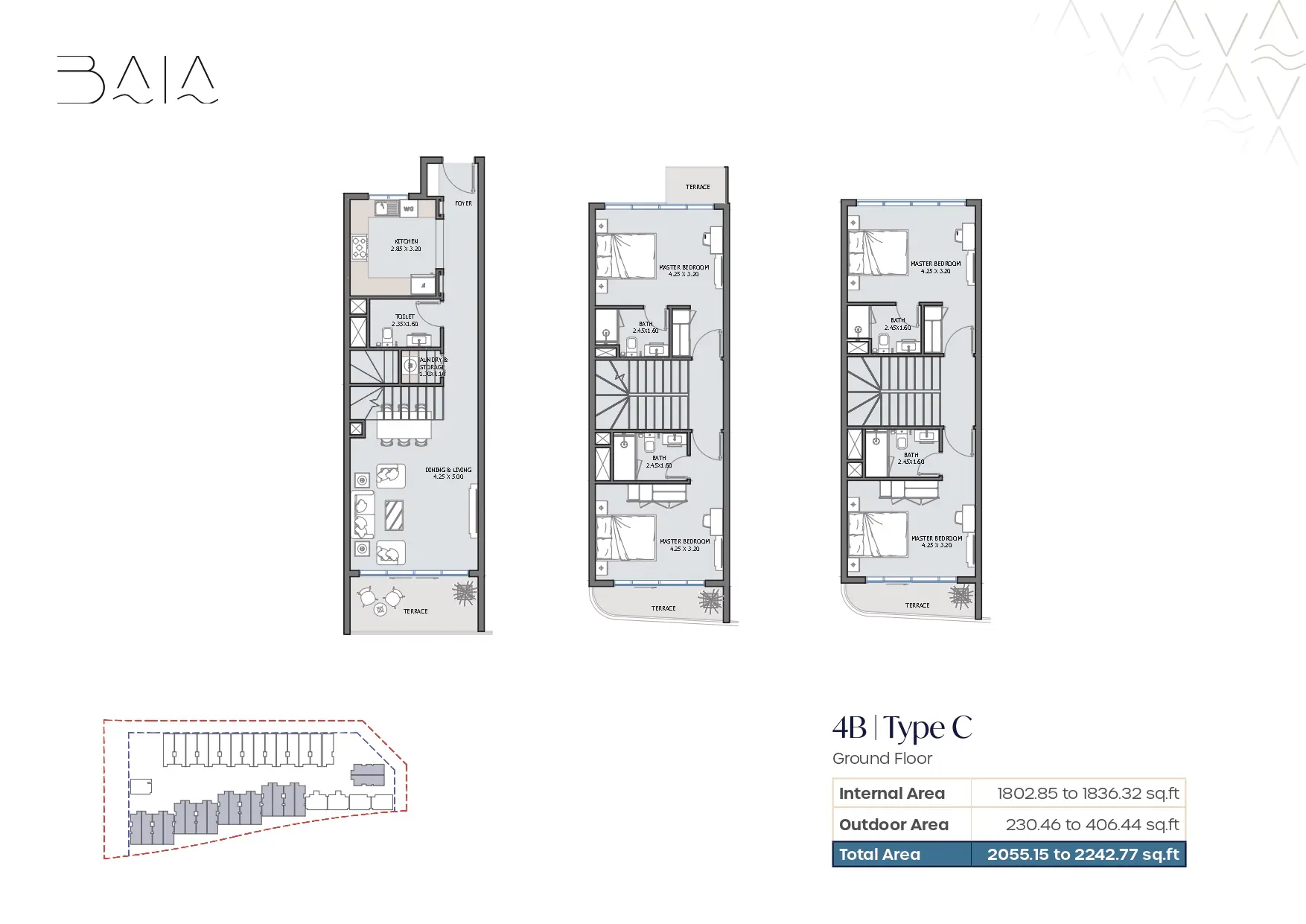 Type C floor plan