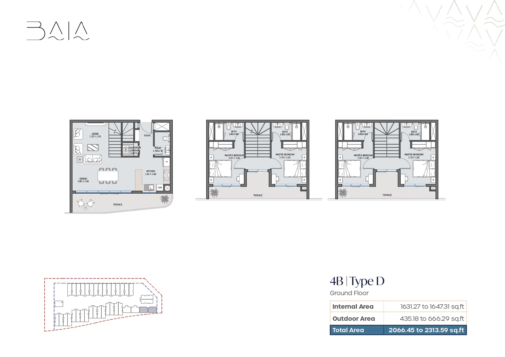 Type D floor plan
