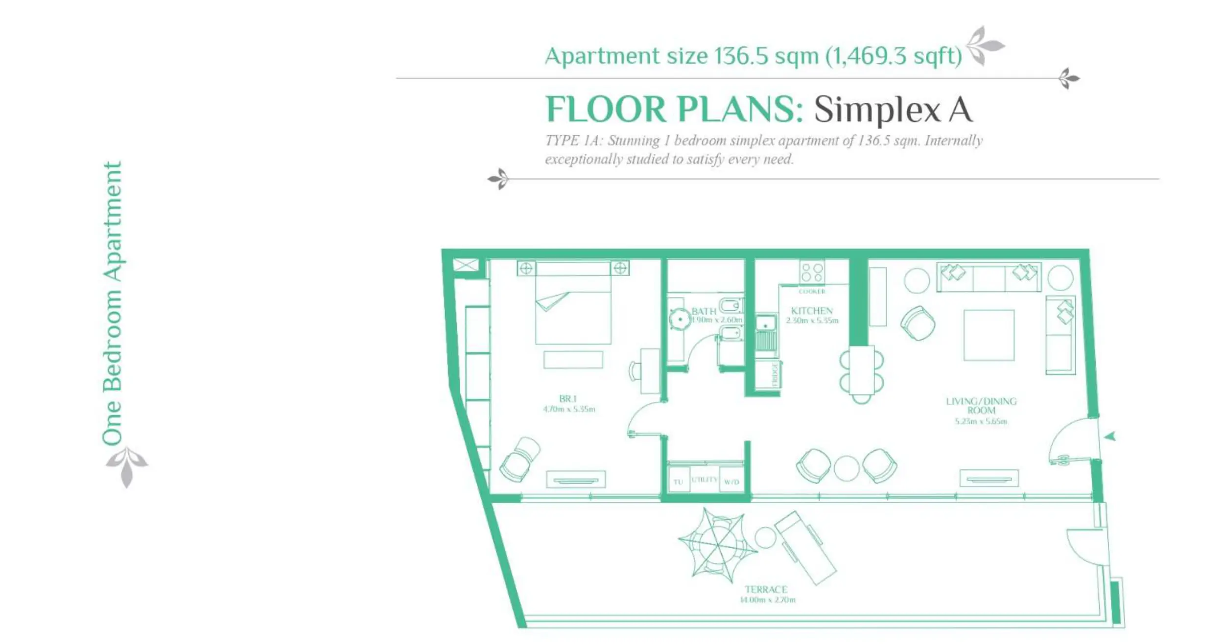Simplex A floor plan