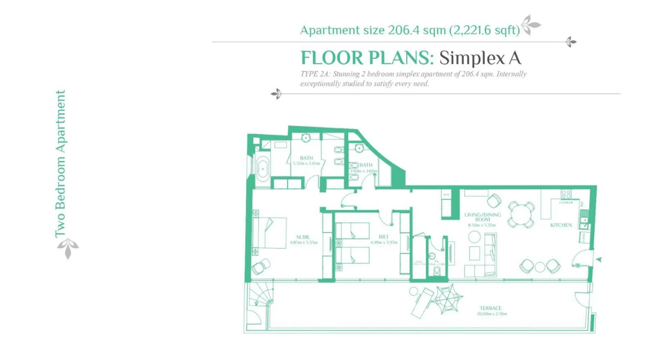 Simplex A floor plan