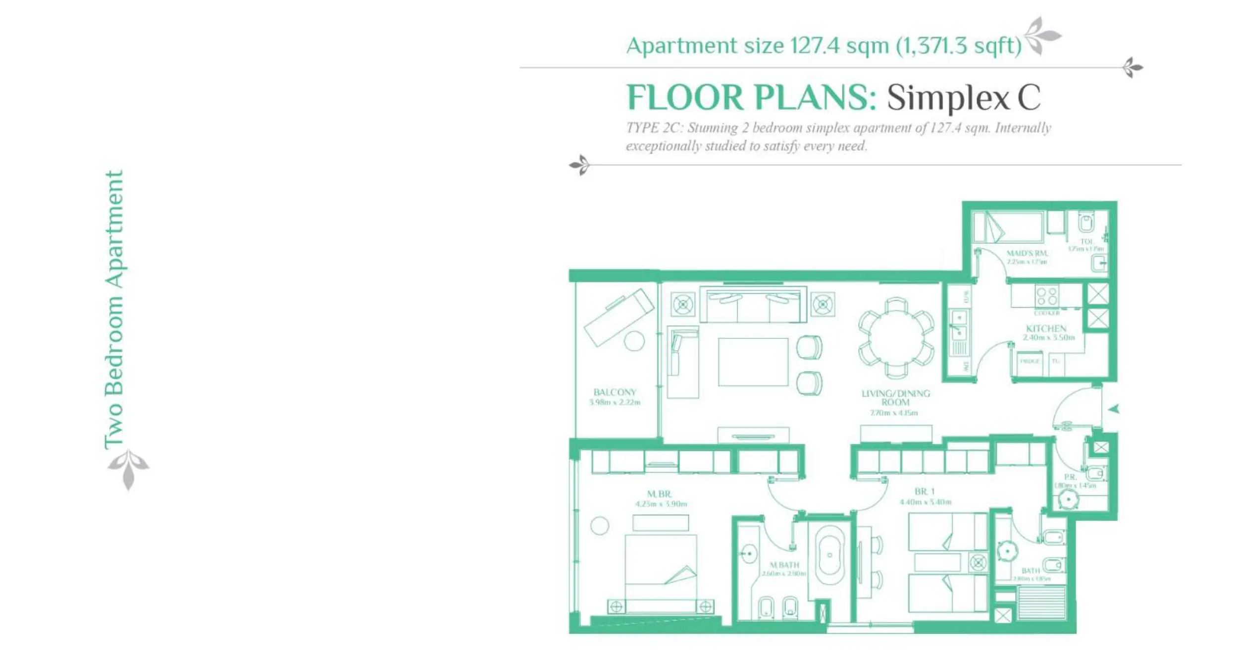 Simplex C floor plan