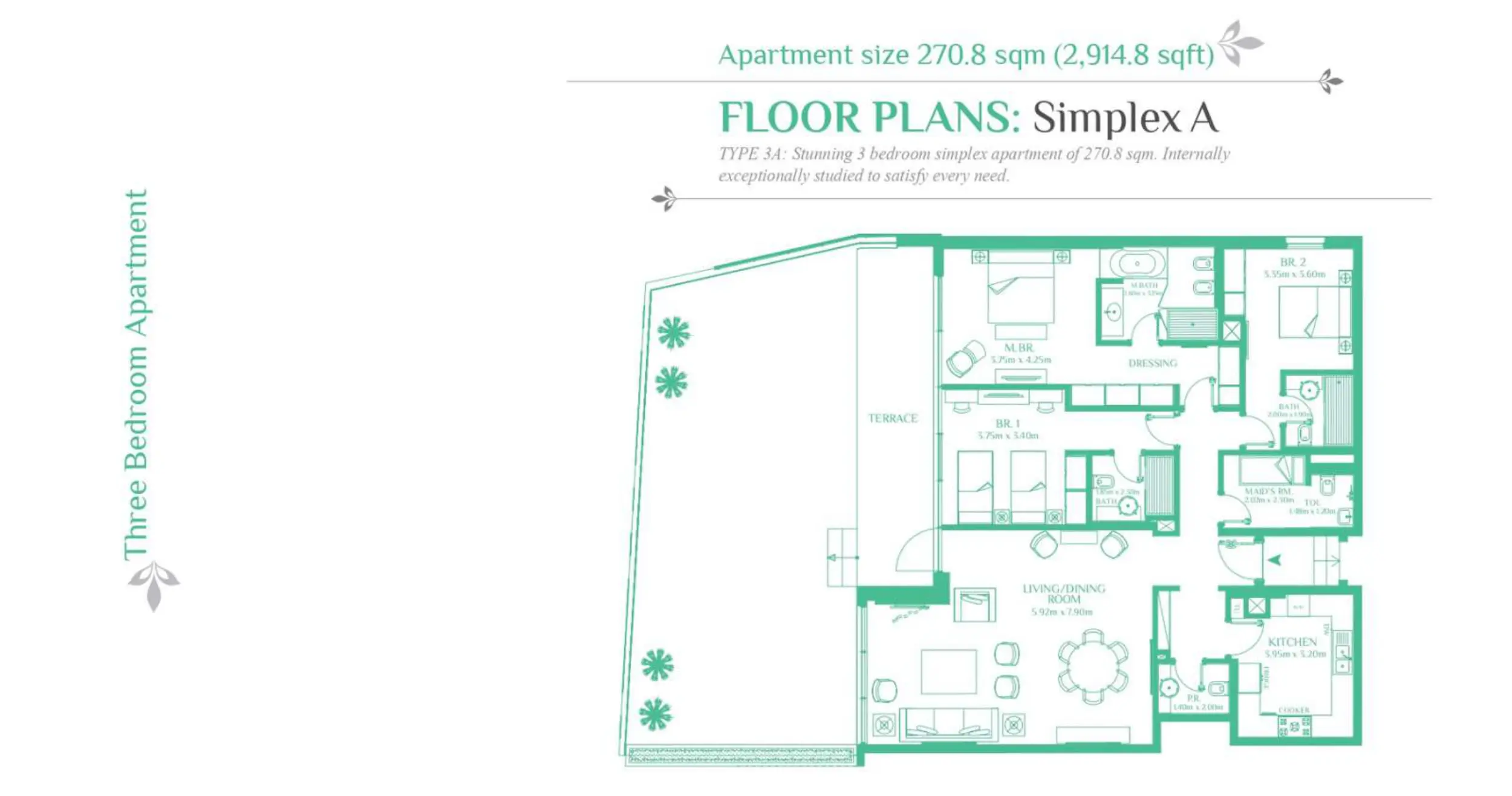Simplex A floor plan