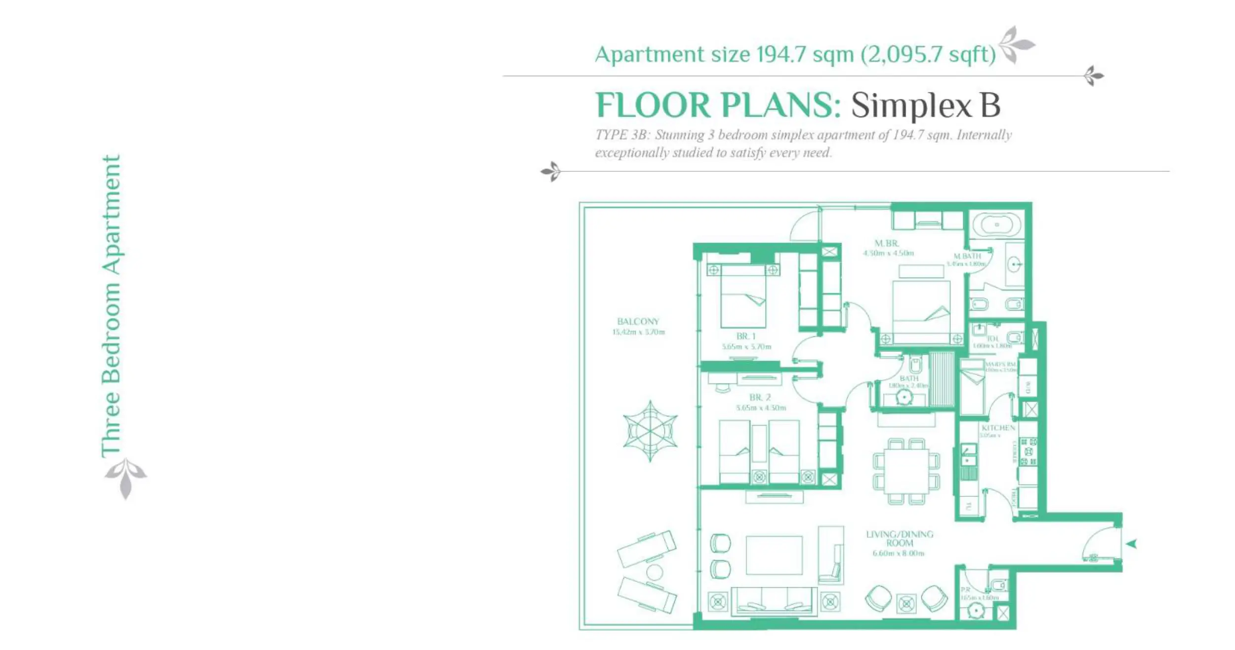 Simplex B floor plan
