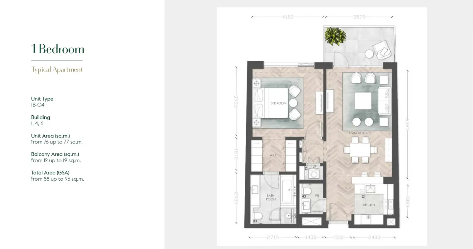 1B-04 floor plan