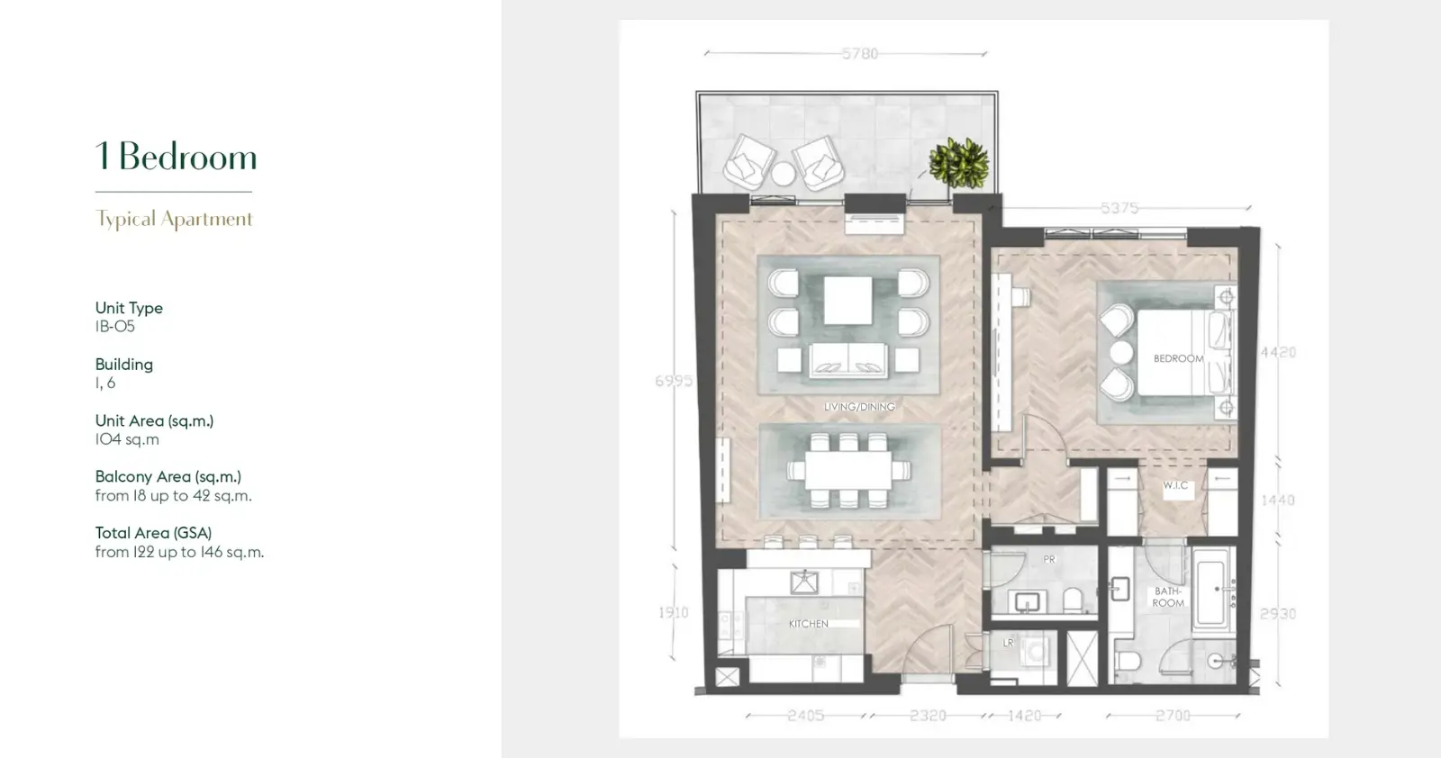 1B-05 floor plan