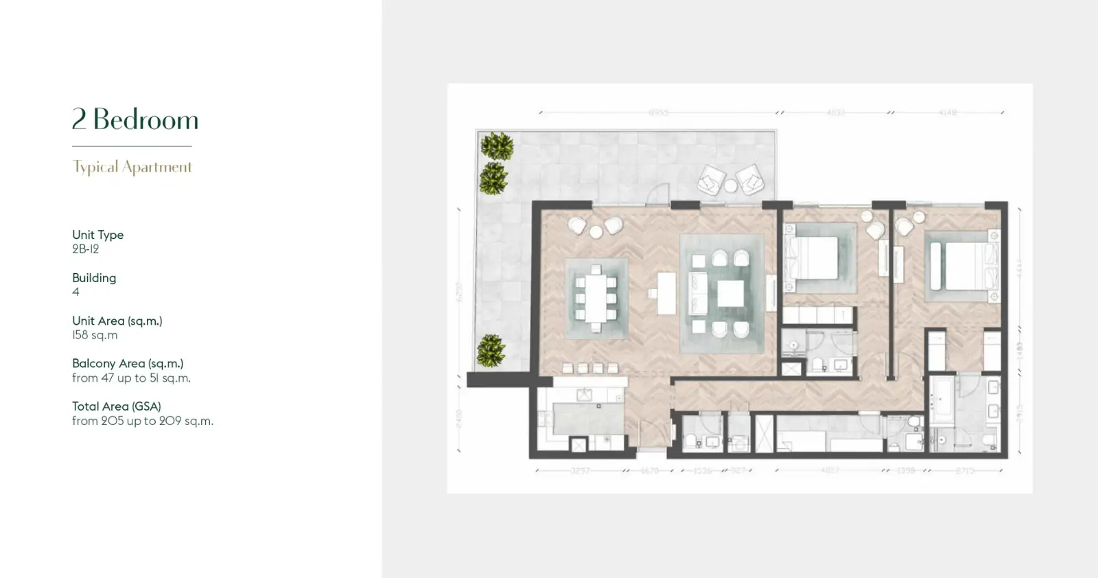 2B-12 floor plan