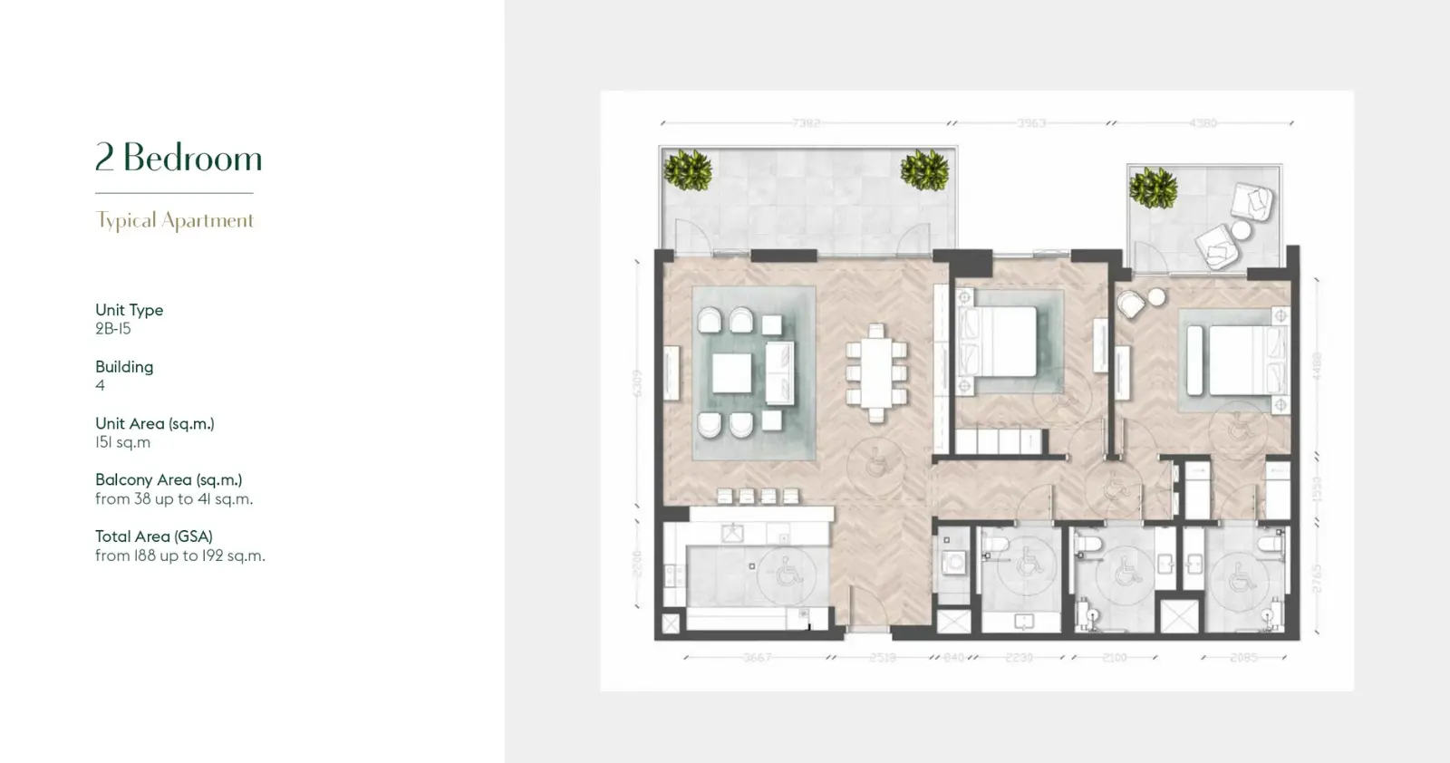 2B-15 floor plan