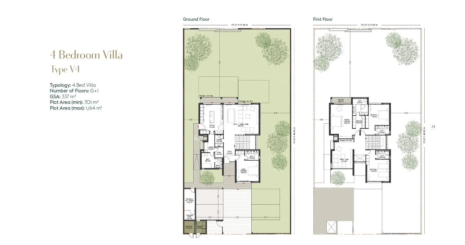 Type V4 floor plan