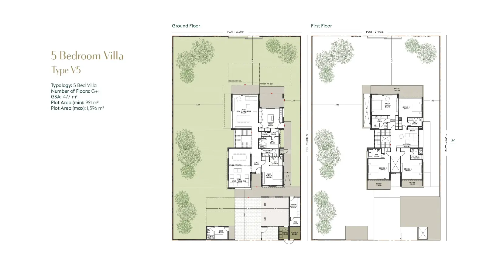 Type V5 floor plan
