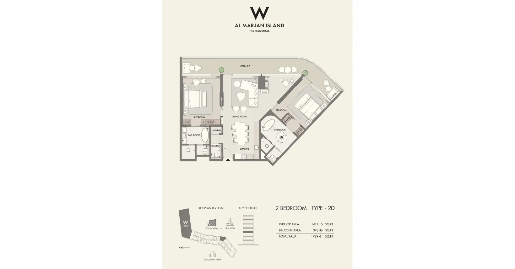 Type 2D floor plan